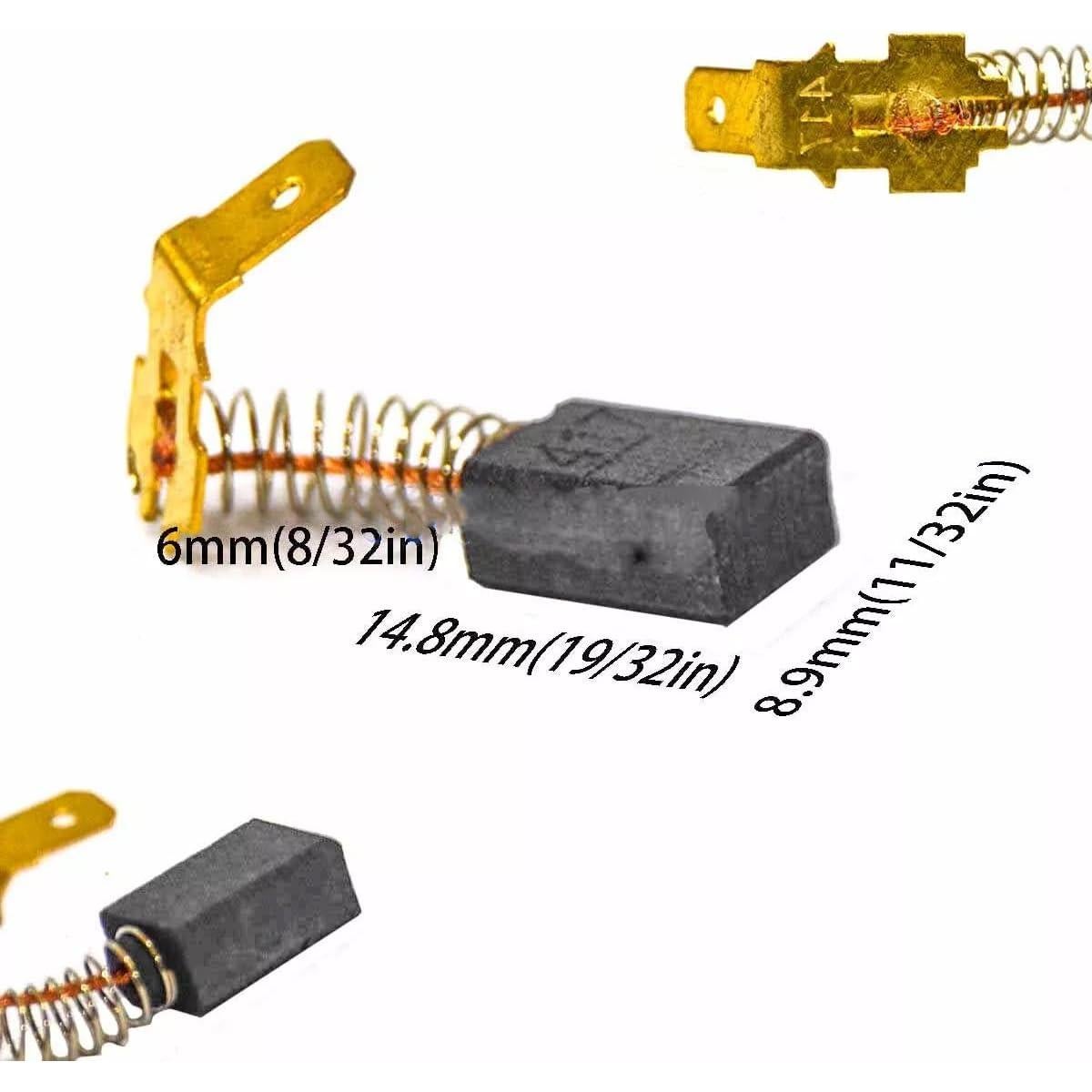 Escobillas de Carbono Reemplazo Makita CB401 CB402 x5 Pares
