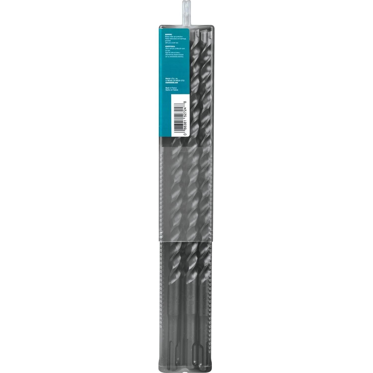 Broca SDS-Plus Makita B-61282 1.27cm x 30.48cm 10 Piezas