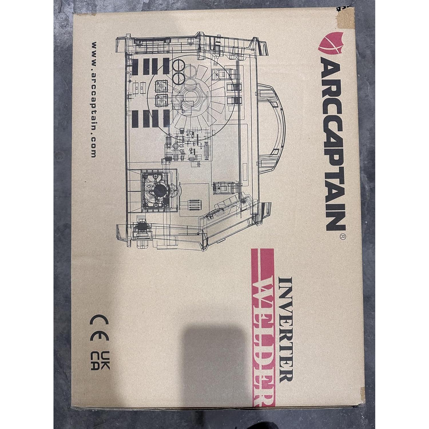 ARCCAPTAIN MIG Welder, 200Amp 6 in 1 Gas MIG/Gasless Flux Core MIG/Stick/Lift TIG/Spot welding/Spool Gun 110V/220V Aluminum Multi Process Welding Machine with LED Digital Display, Burn Back Adjustment