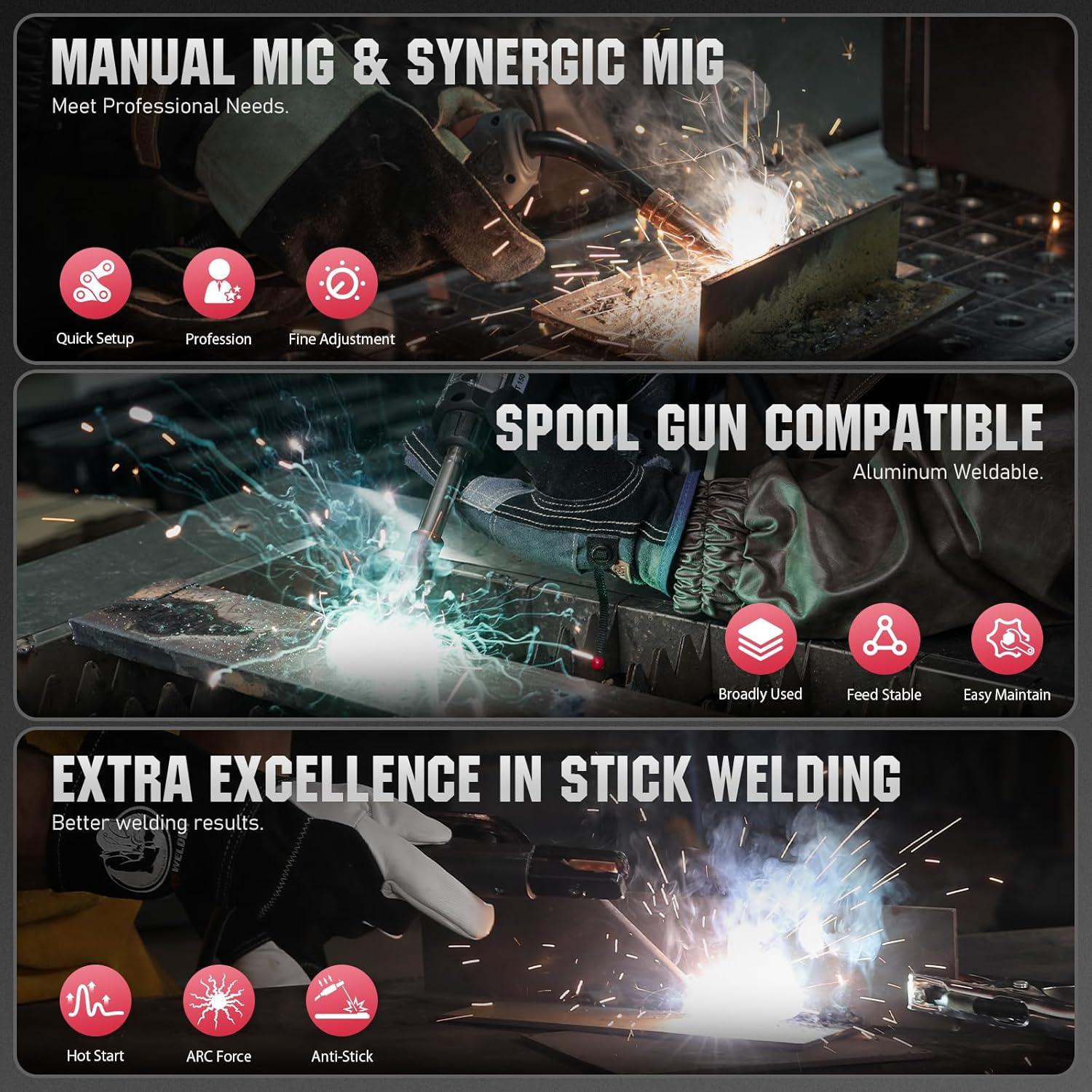 Soldador Multifuncional YESWELDER MCT-520 6-en-1 200A 110/220V