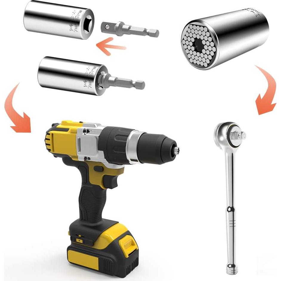 Enchufe Universal EFFECTEER 7mm-19mm Adaptador Multifuncional