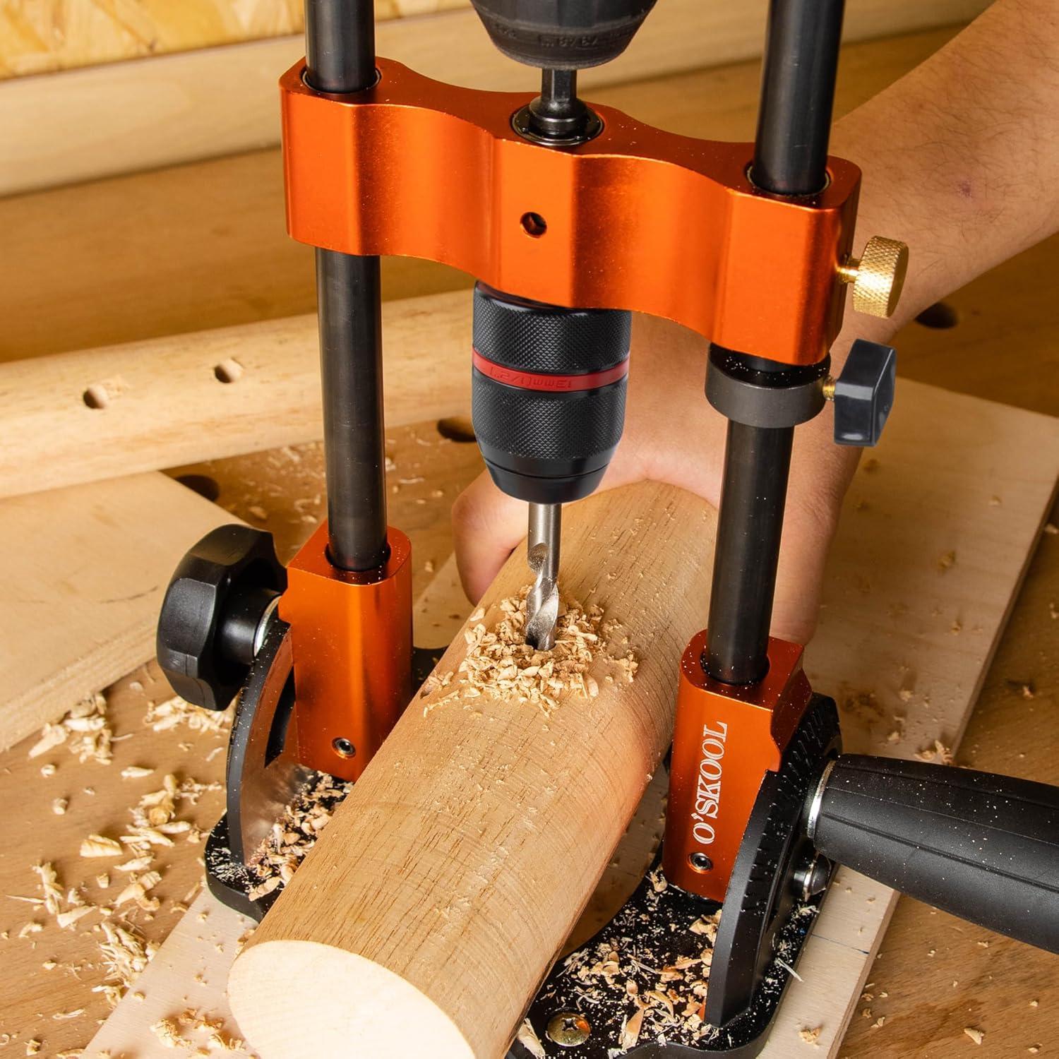 Guía de Taladro Multi-Angulo O'SKOOL Ajustable 0° a 60°