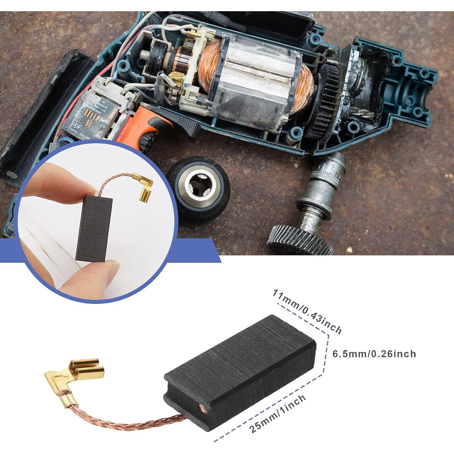 Cepillos de Carbono Crear Idea 6.5x11x25mm para Makita