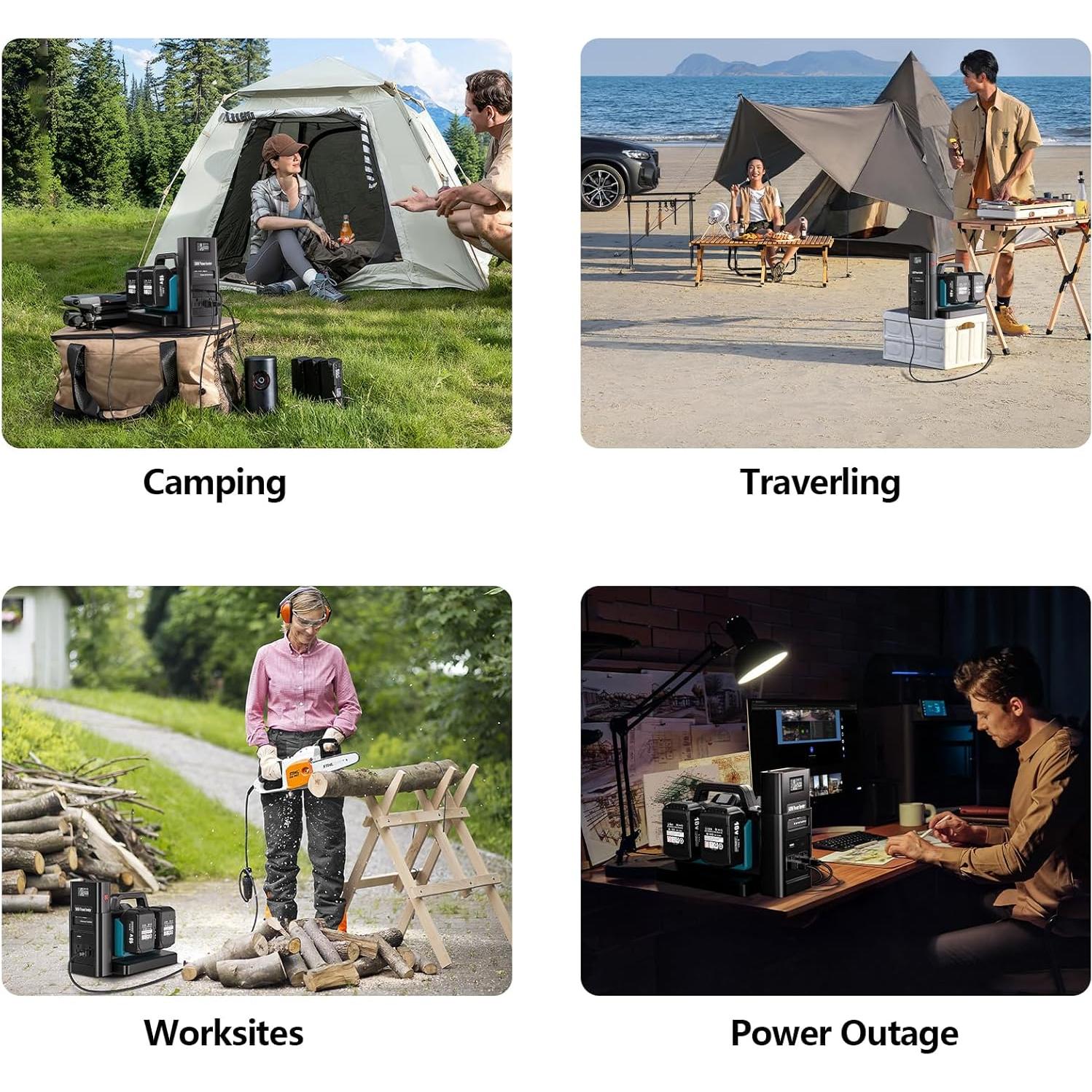 Inversor de Potencia 500W Onda Sinusoidal Pura Makita 18V