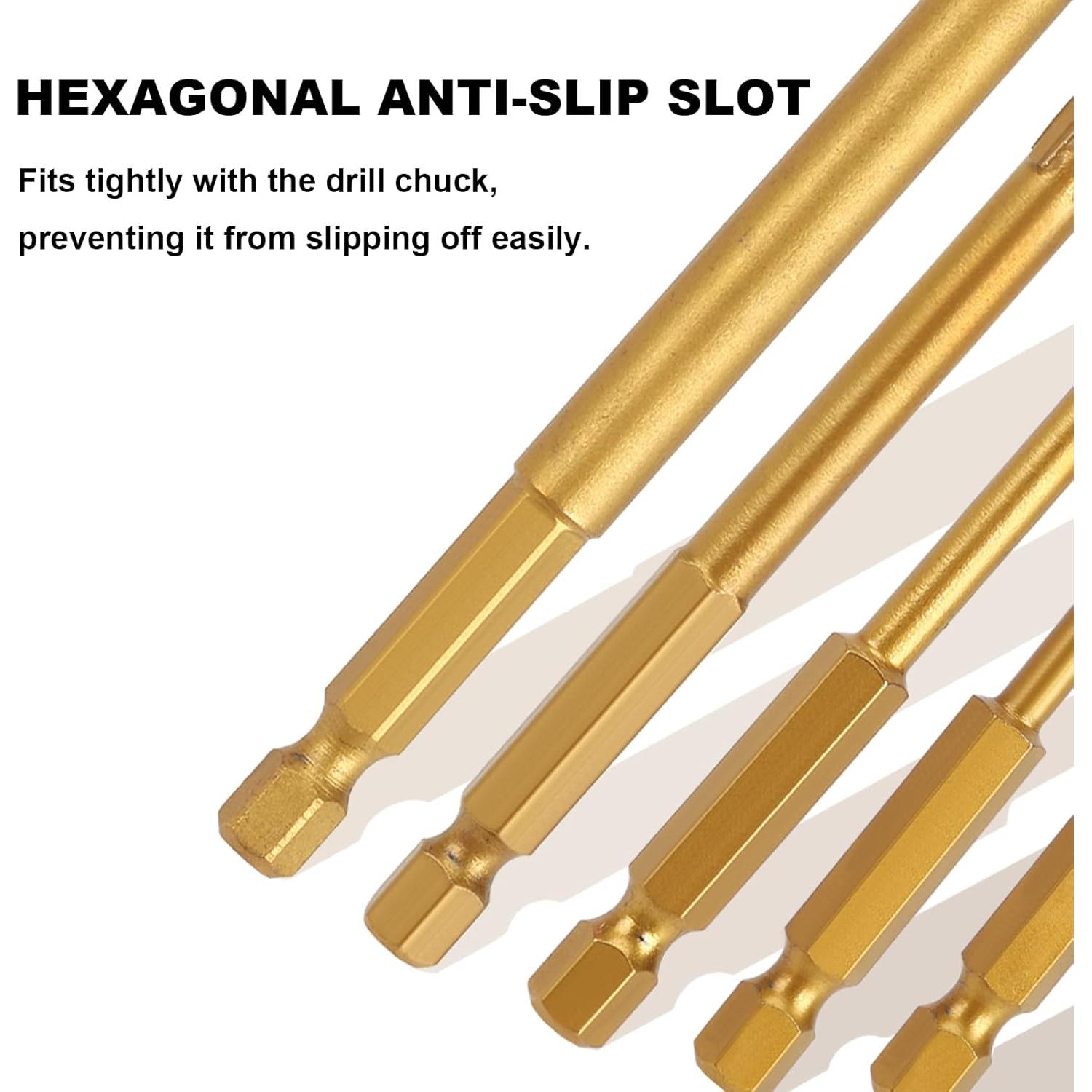 Juego de 10 Brocas para Concreto COMOWARE 4.0mm-9.5mm