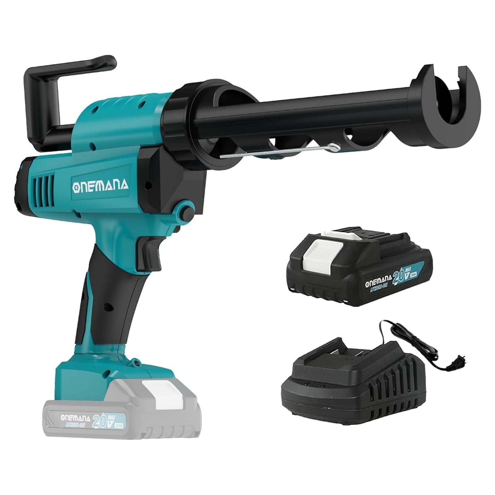 Pistola de Calafateo Inalámbrica ONEMANA 20V 6500N 10oz