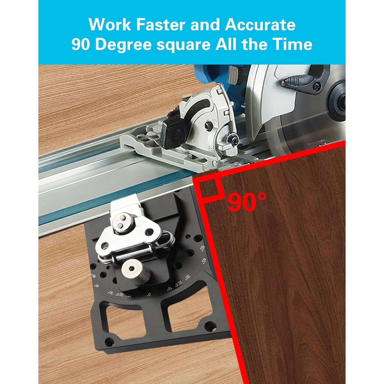 Escuadra de Sierra de Pista Ajustable 90° - Festool, Makita