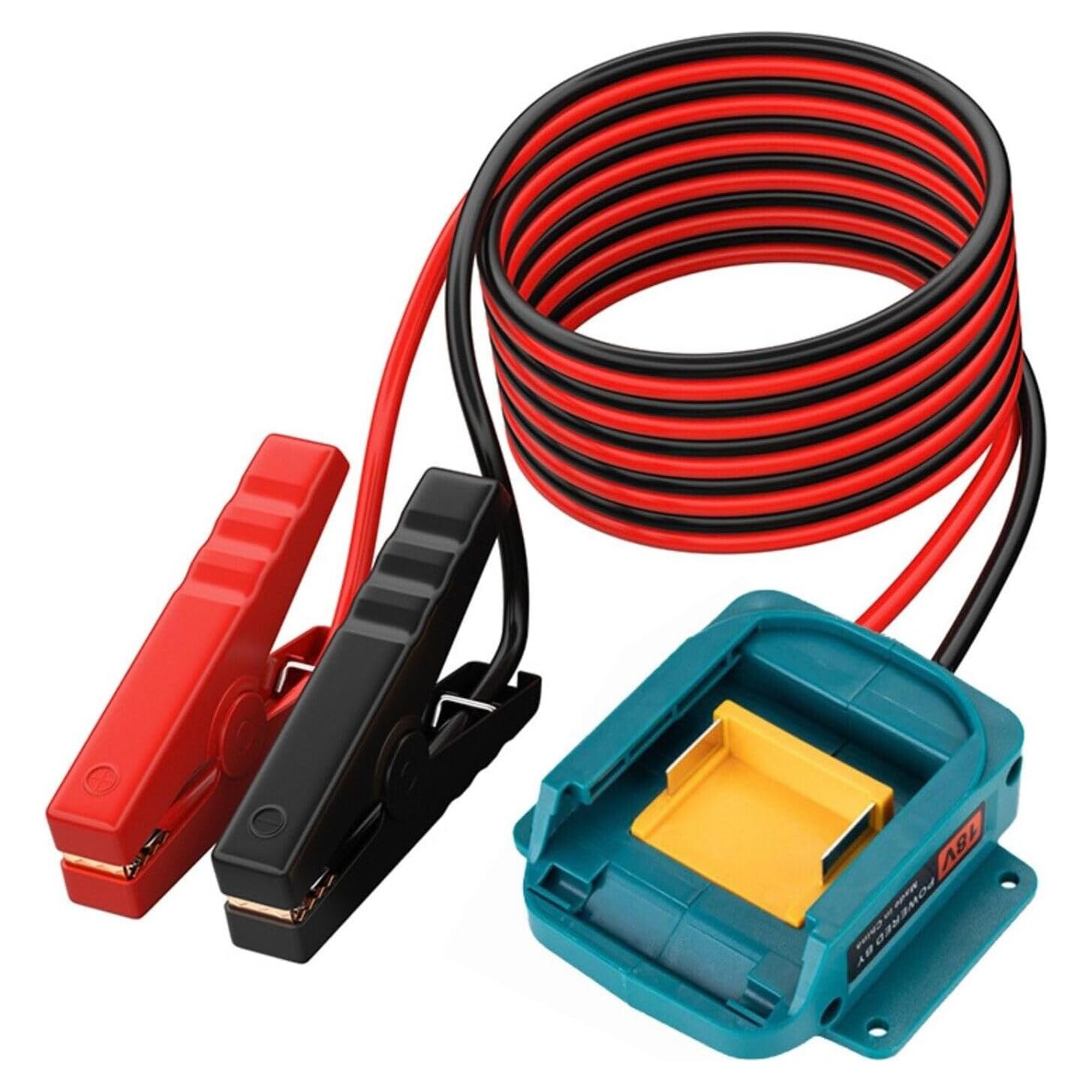 Kit de Pinzas de Arranque para Batería Makita 18V 1.83m 12AWG