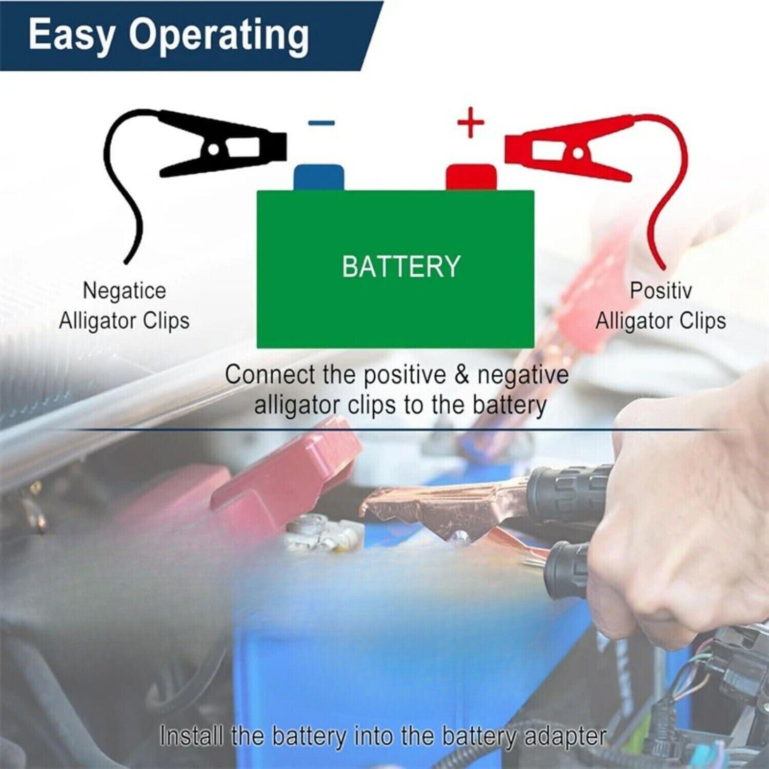 Kit de Pinzas de Arranque para Batería Makita 18V 1.83m 12AWG