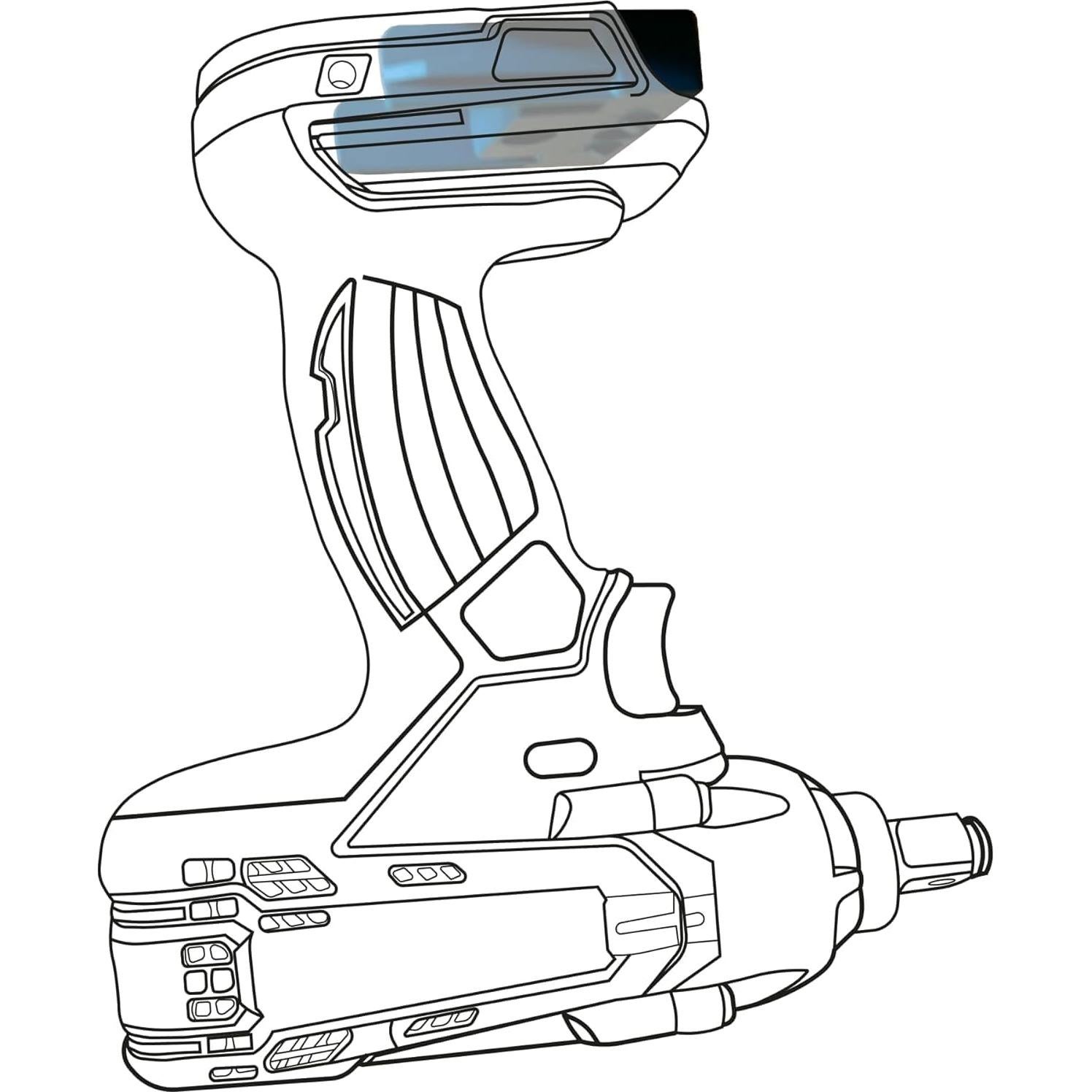 Soportes de Herramientas StealthMounts 18V LXT - 8 Paquete Azul