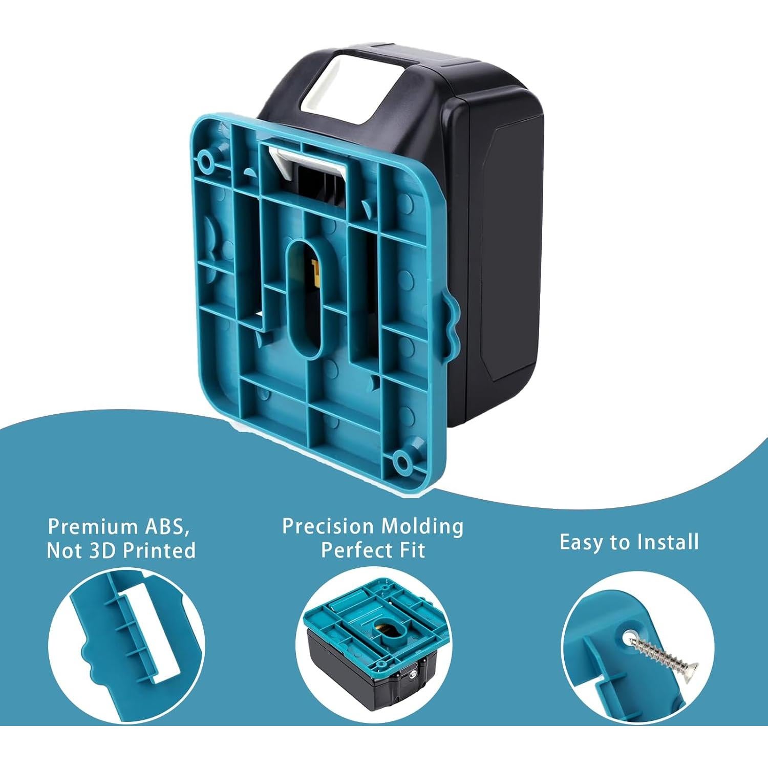 Soporte de Batería Makita 18V WeToolGoo - 10 Pack Montaje Pared