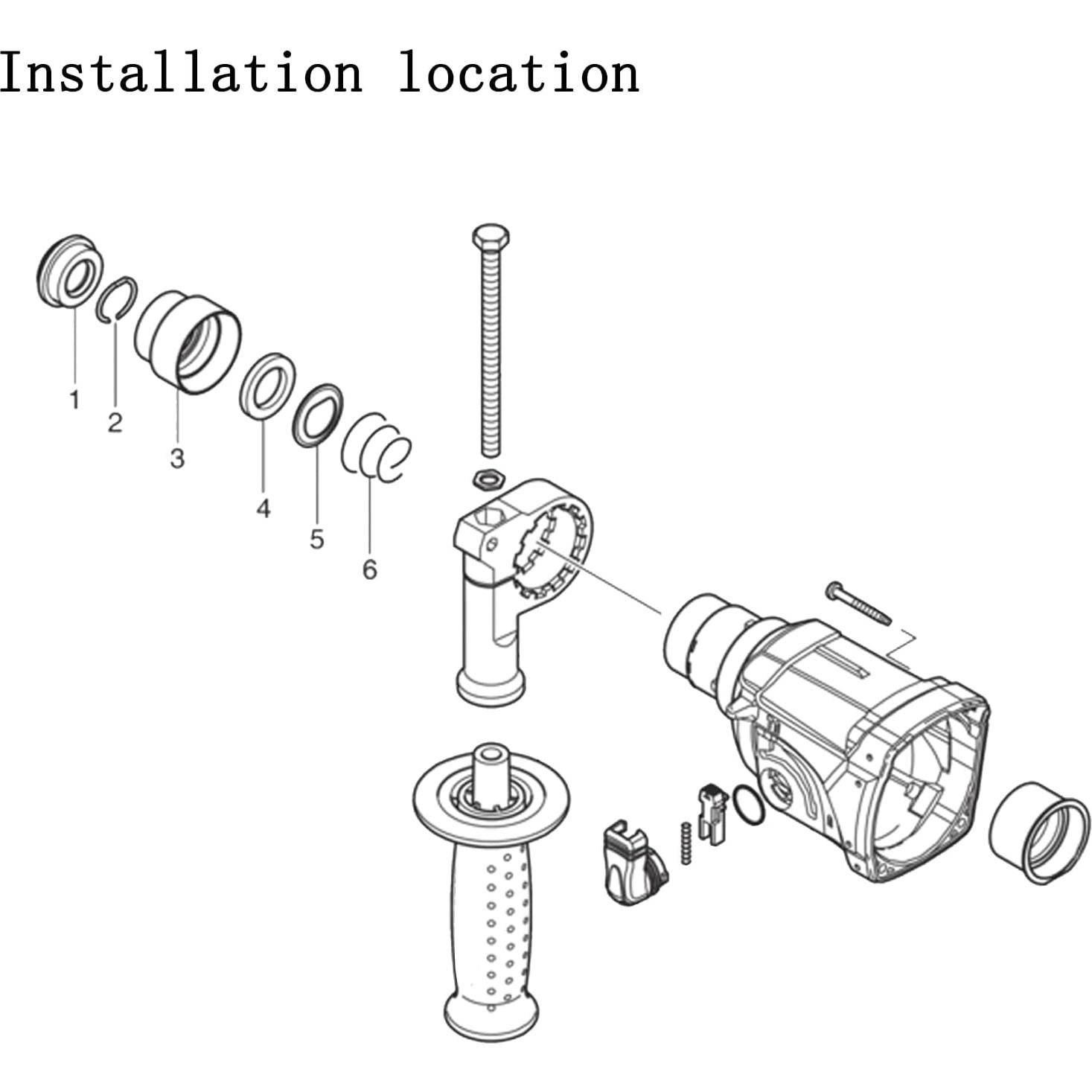 Accesorios de Mandril SDS para Taladro Eléctrico Makita HR2450