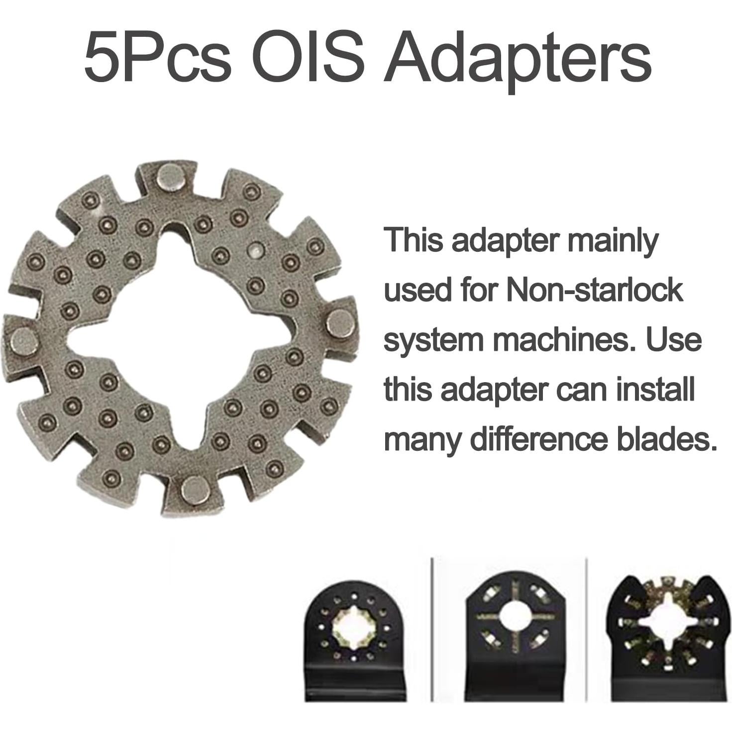 Adaptadores de 5 Piezas Rockwell Sonicrafter - Vástago Universal
