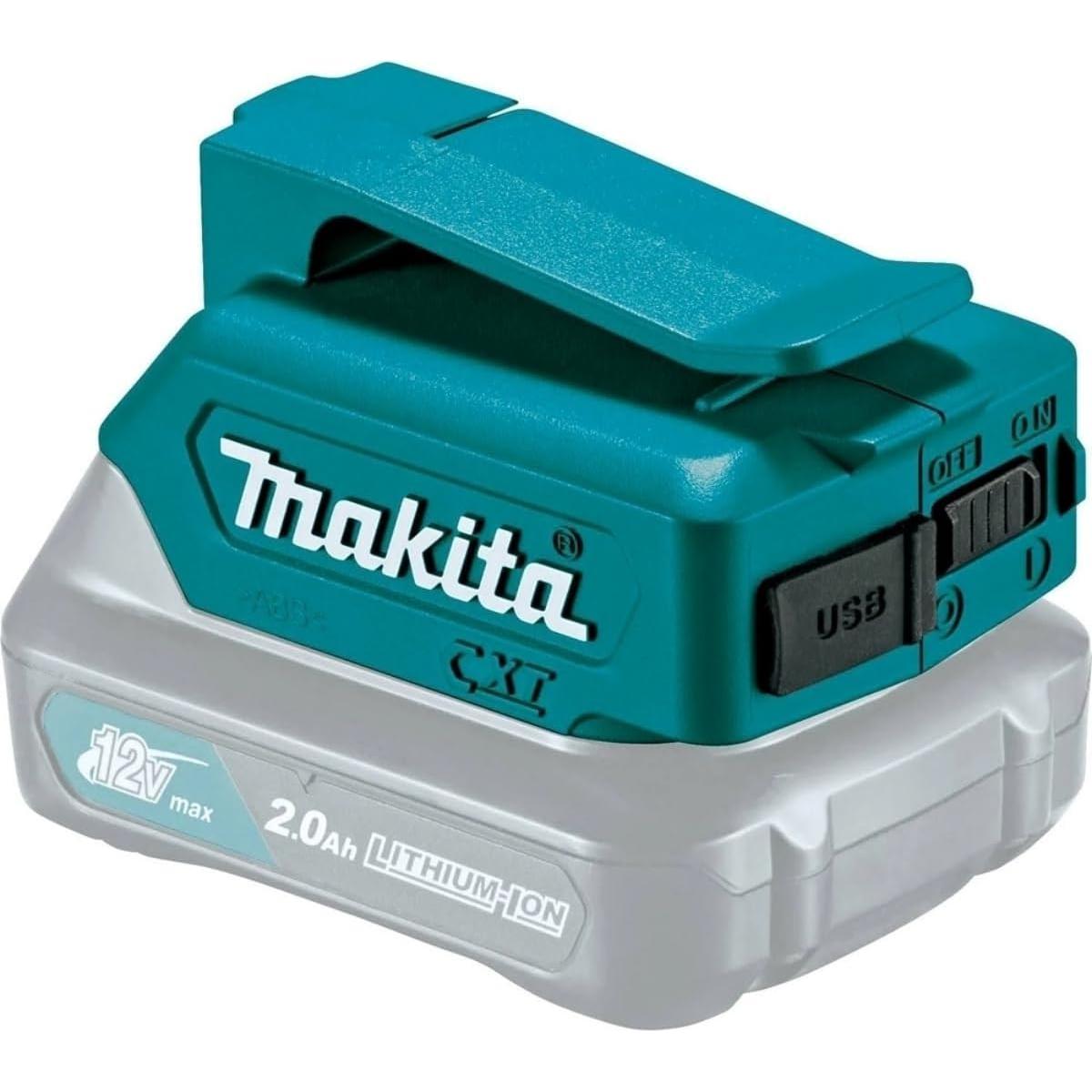 Fuente de Poder Inalámbrica Makita ADP06 12V CXT USB