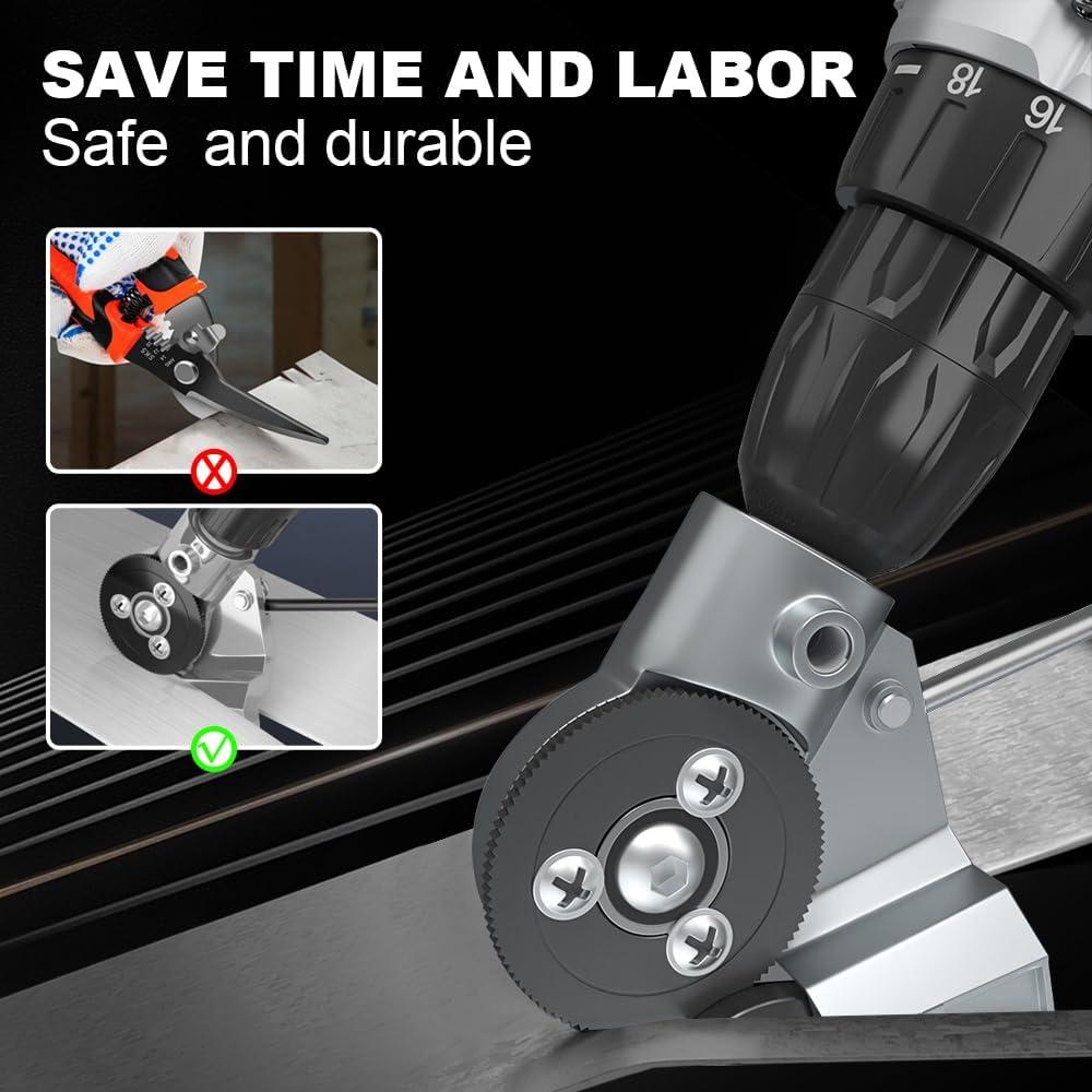 Cortador de Metal para Taladro Eléctrico XYC-10 - Alta Precisión