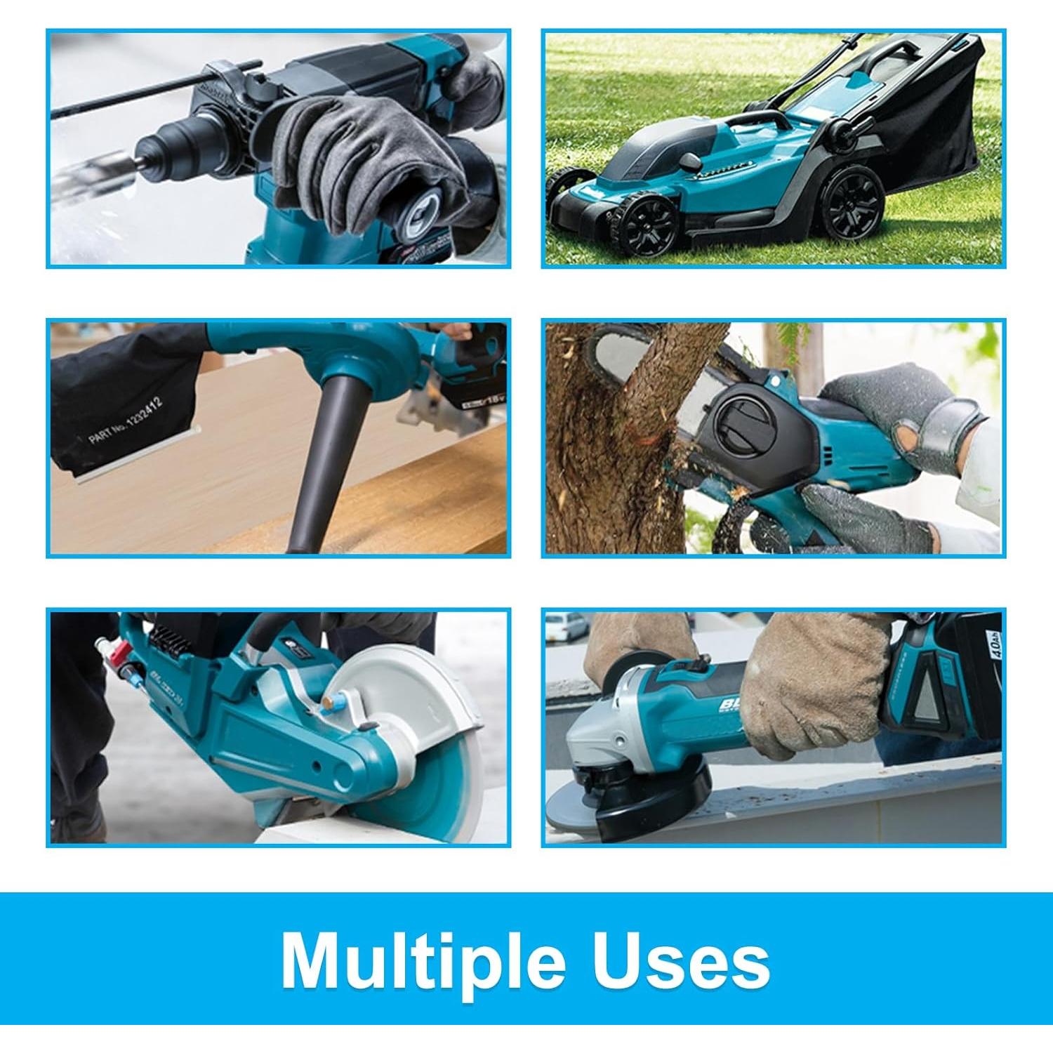 Batería de Reemplazo Makita 18V 6.0Ah Ión de Litio - 2 Paquetes