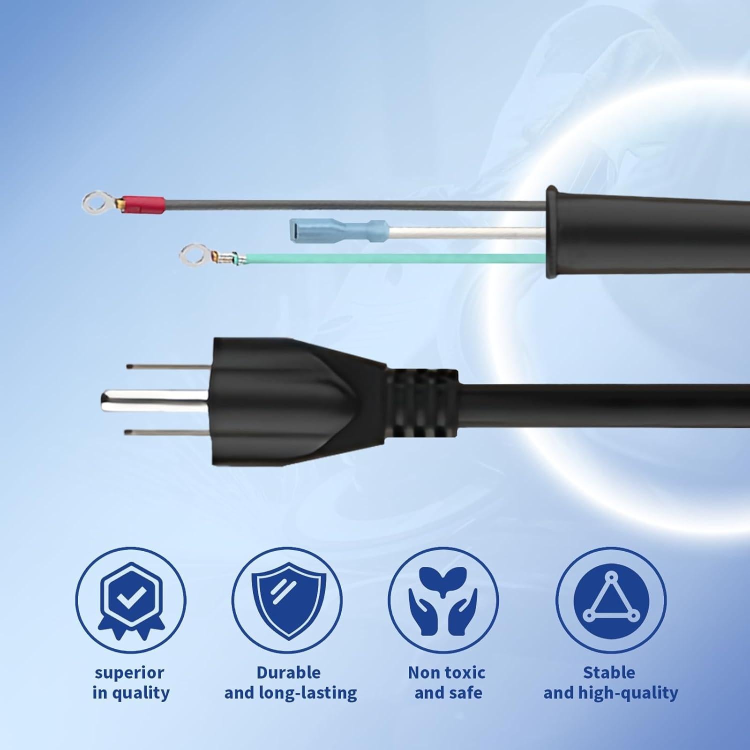 Cable de Alimentación 565056-5 Makita 2.44m 16 AWG para Herramientas