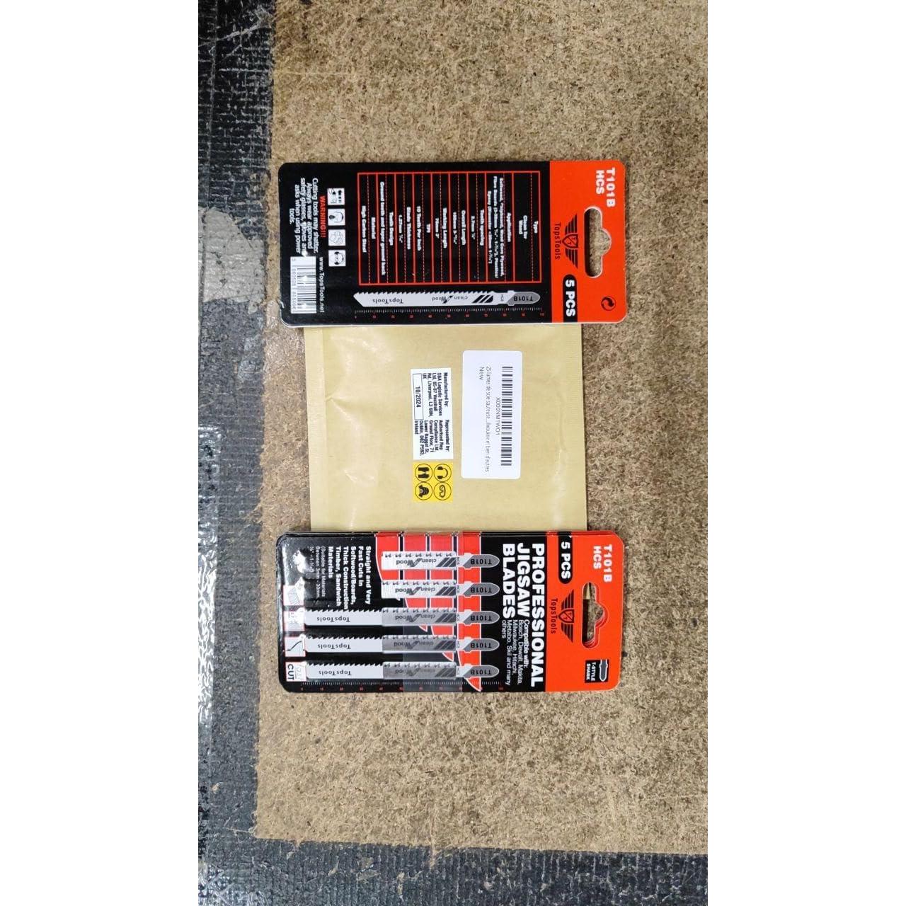 25 Hojas de Sierra de Calar T101B TopsTools 100mm para Madera