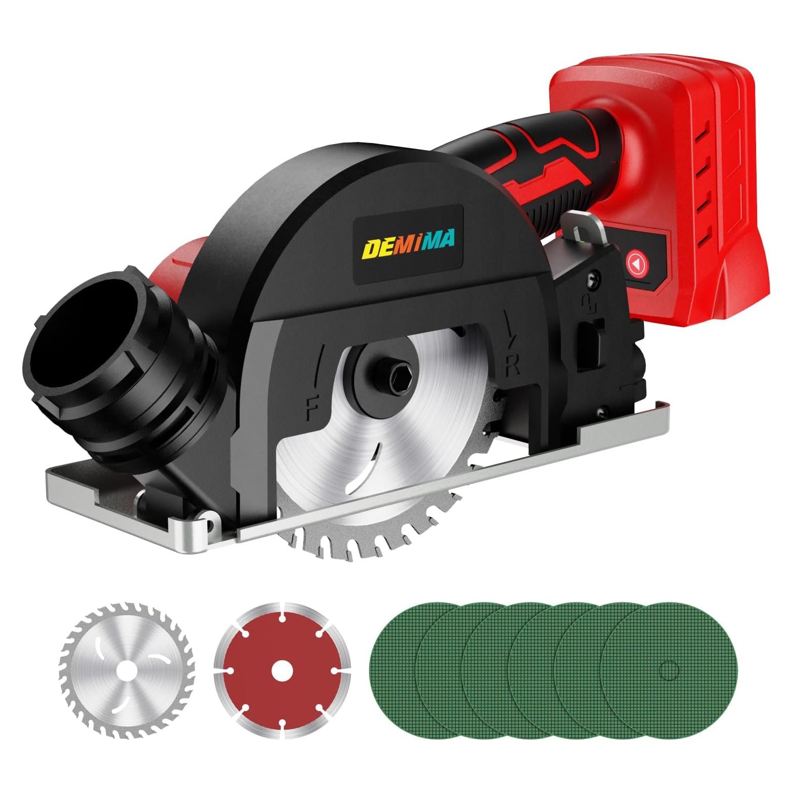 Sierra Circular Inalámbrica DEMIMA 500W 4" para Milwaukee 18V