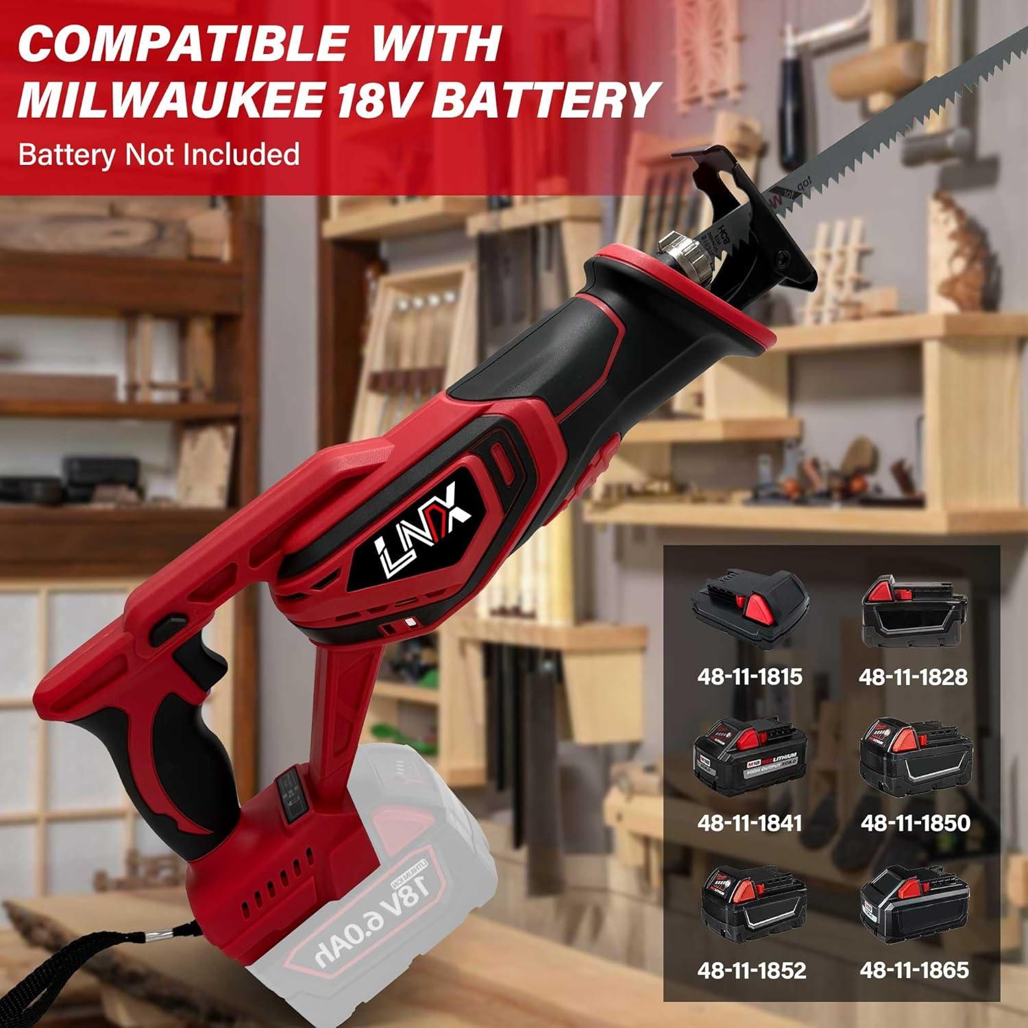 Sierra Recíproca Inalámbrica L1NXIXI 18V Sin Escobillas 2800 SPM