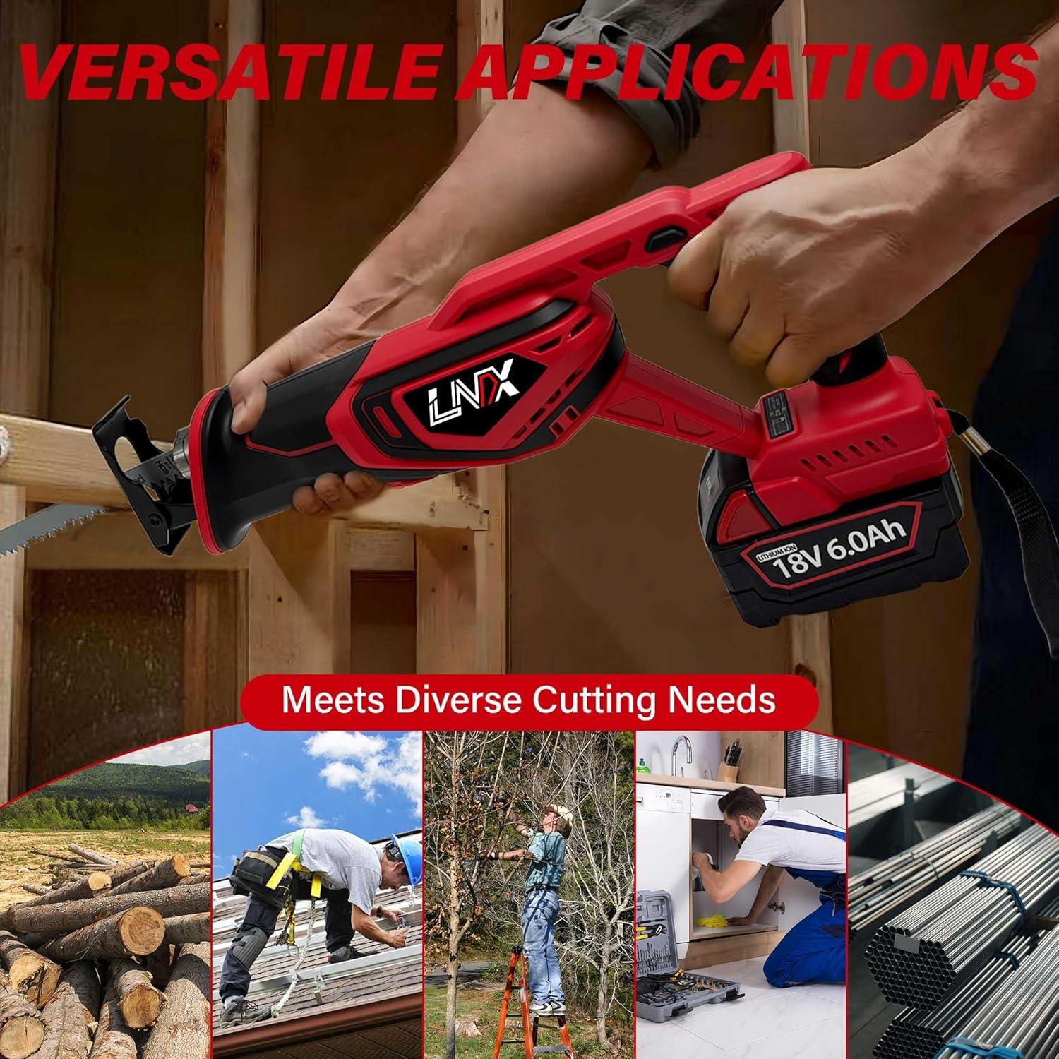 Sierra Recíproca Inalámbrica L1NXIXI 18V Sin Escobillas 2800 SPM