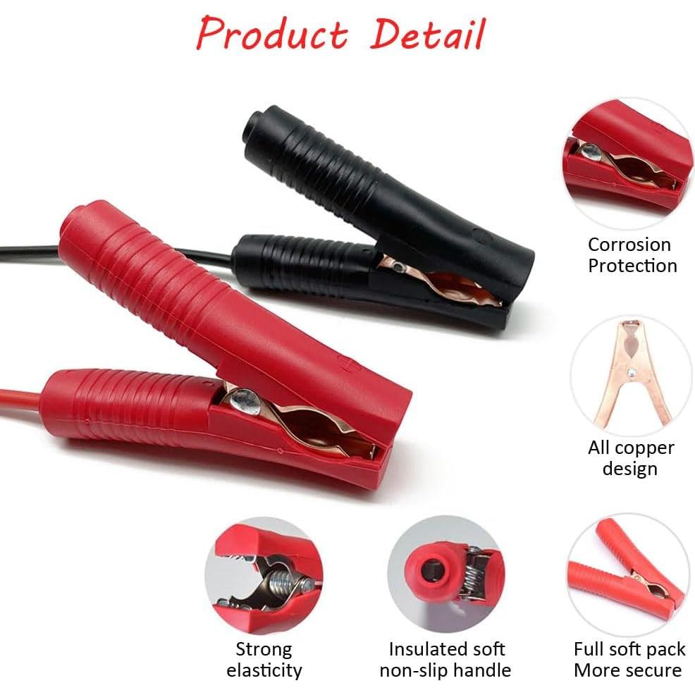 Cables de Arranque GRZWAYS 2FT 8AWG para Batería Milwaukee M18