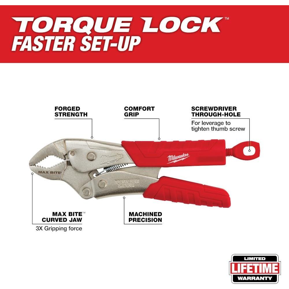 Pinzas de Bloqueo Milwaukee 48-22-3707 17.8 cm Acero