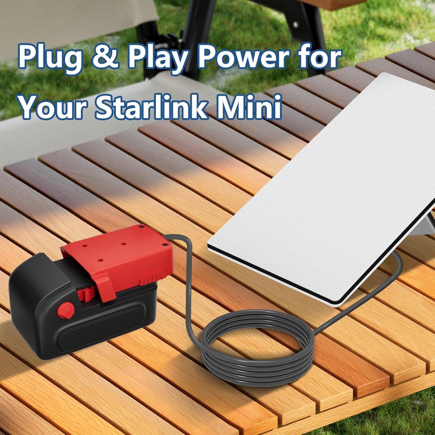 Adaptador de Batería 18V para Starlink Mini - YXQZH 1m