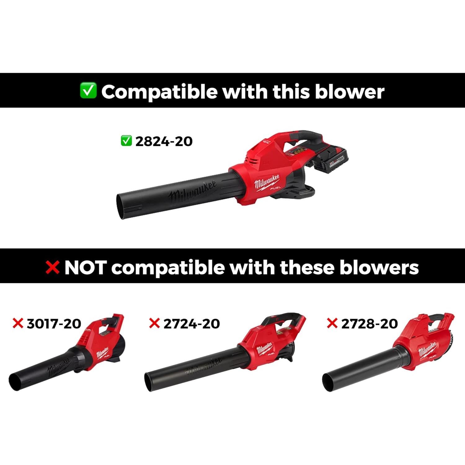 Boquilla de Secado STUBBY para Soplador Milwaukee M18 FUEL