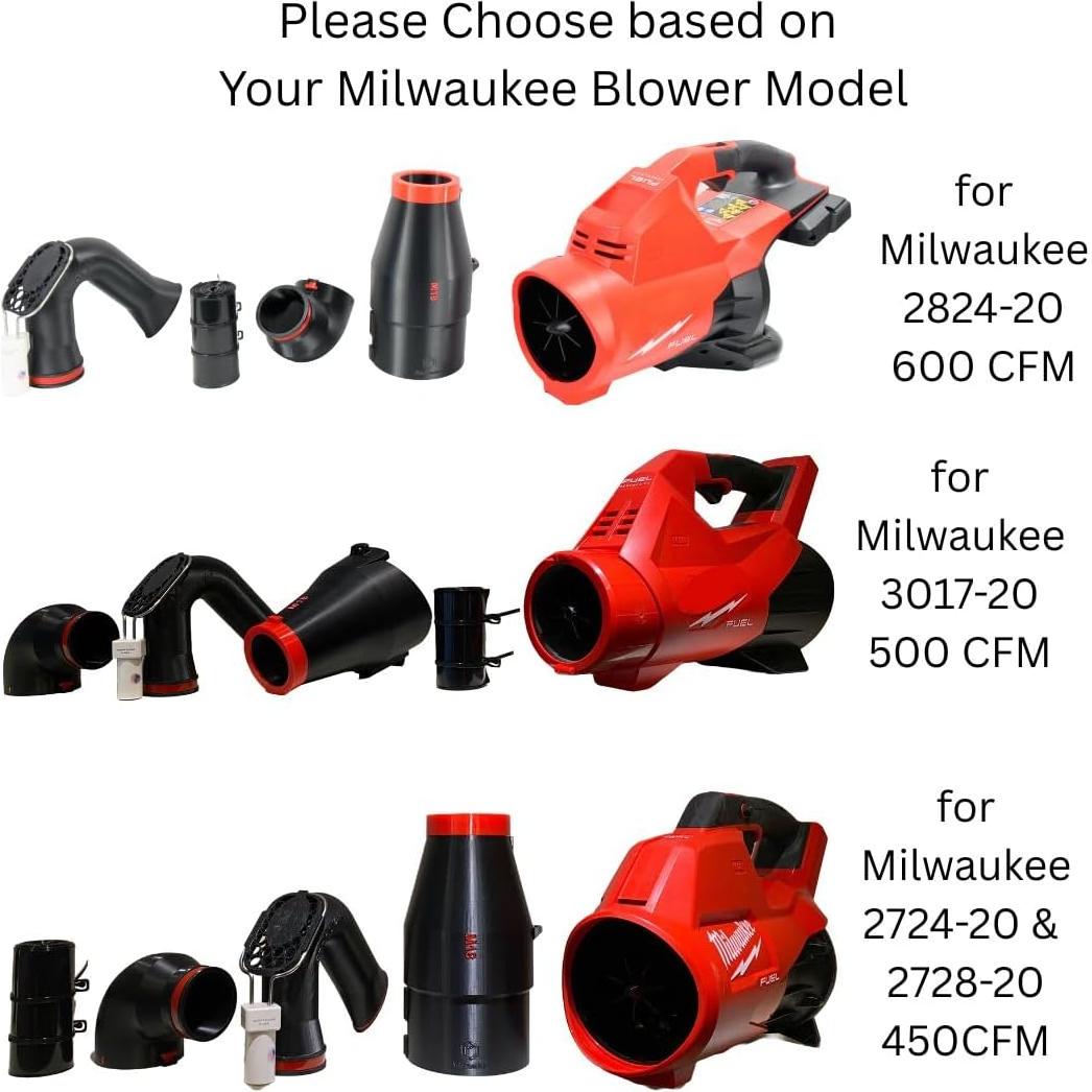 Kit de limpieza de canalones ArloCatcher 9.14m para Milwaukee 2724-20/2728-2