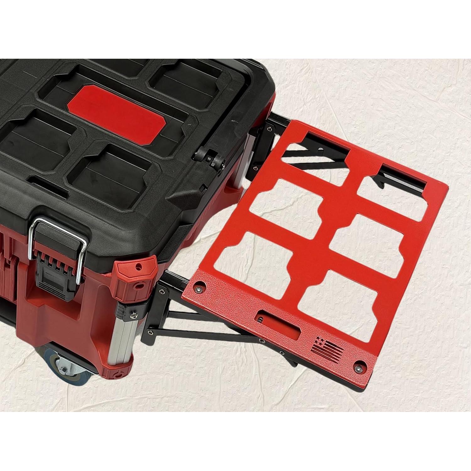 Soporte Plegable Milwaukee Packout VELCKING 100LB Rojo