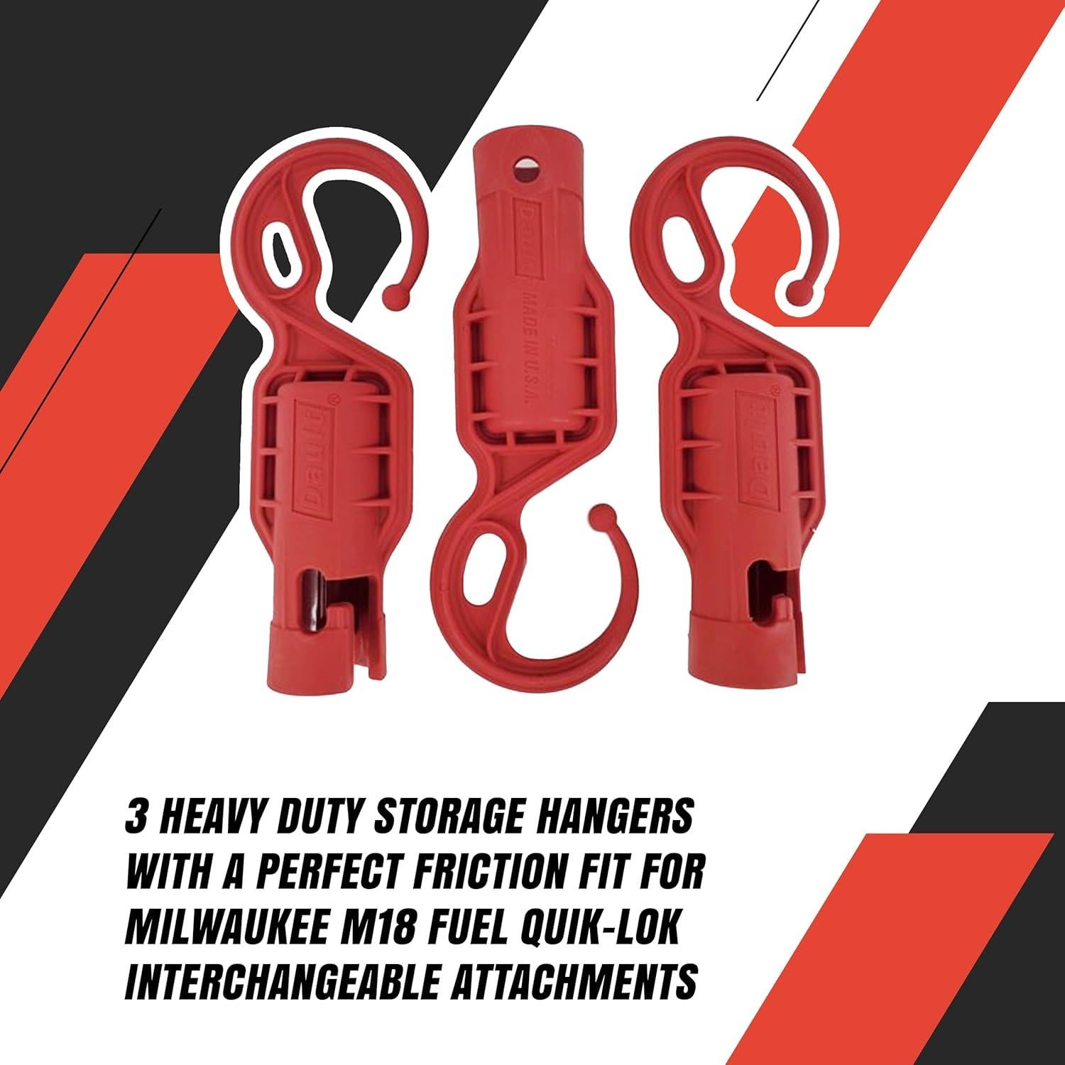 Ganchos de Almacenamiento Dault para Milwaukee M18 - Juego de 3