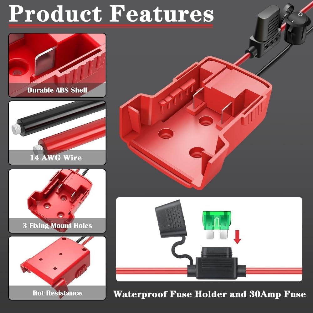 Adaptador de Rueda de Poder Milwaukee M18 18V - 2 Paquetes