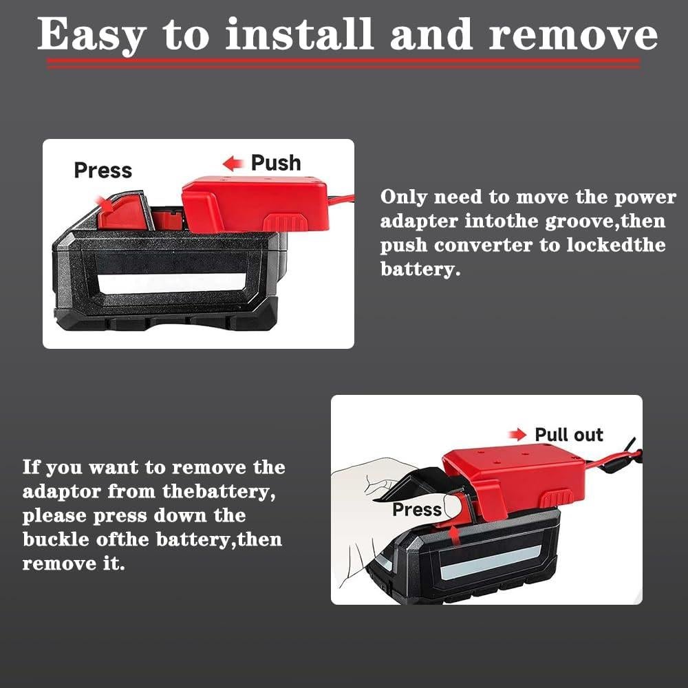 Adaptador de Rueda de Poder Milwaukee M18 18V - 2 Paquetes