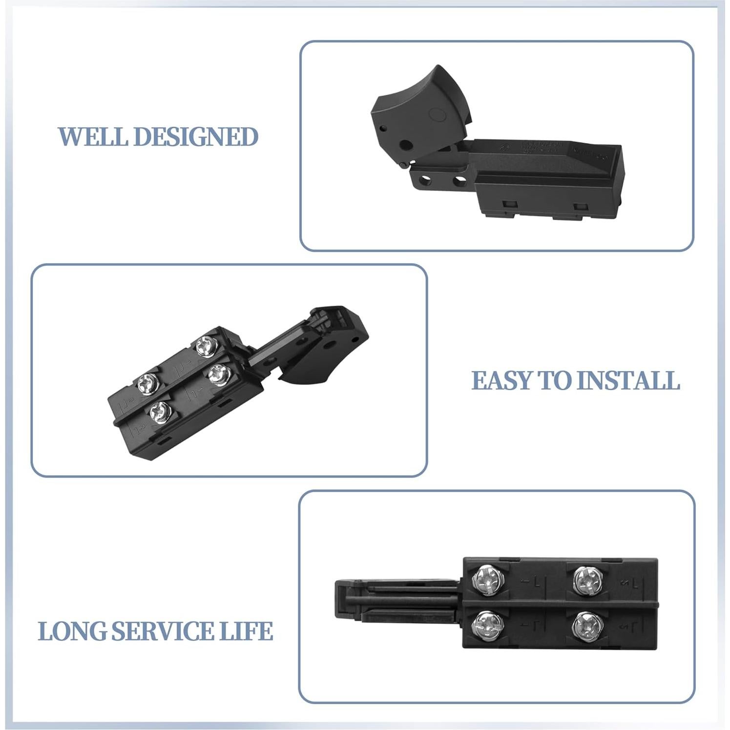 Interruptor On-Off Zfegto 23-66-0098 para Sierras Circulares Milwaukee