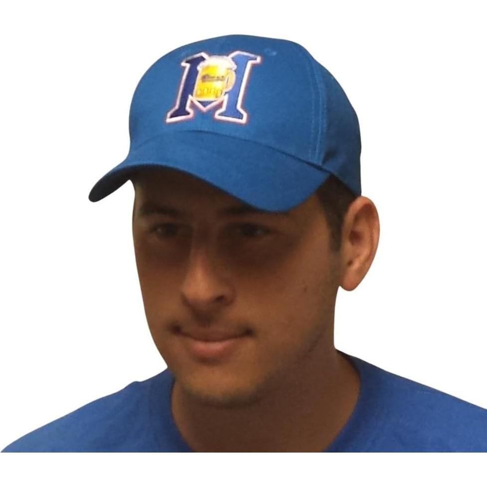 Gorra de béisbol azul Milwaukee Beers - Ajustable y bordada