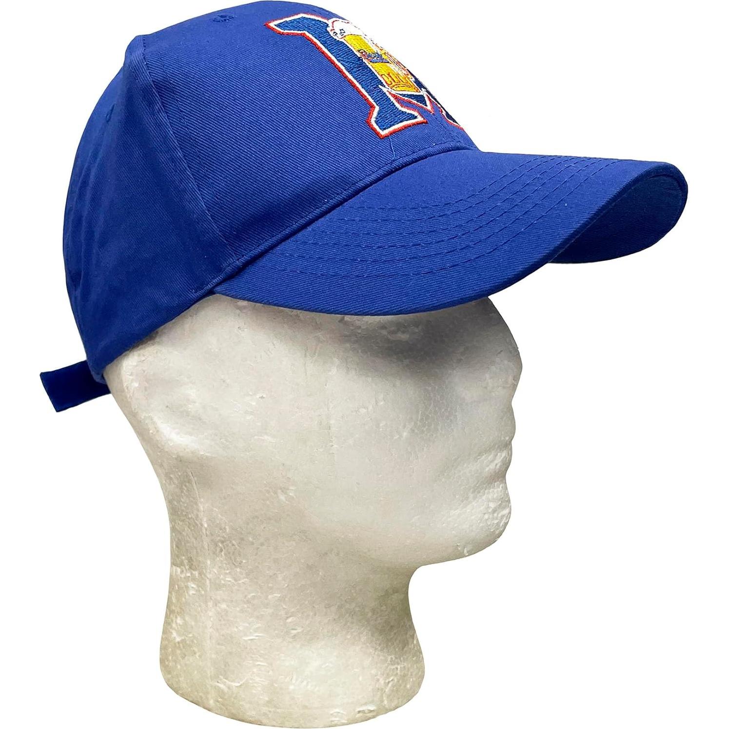 Gorra de béisbol azul Milwaukee Beers - Ajustable y bordada