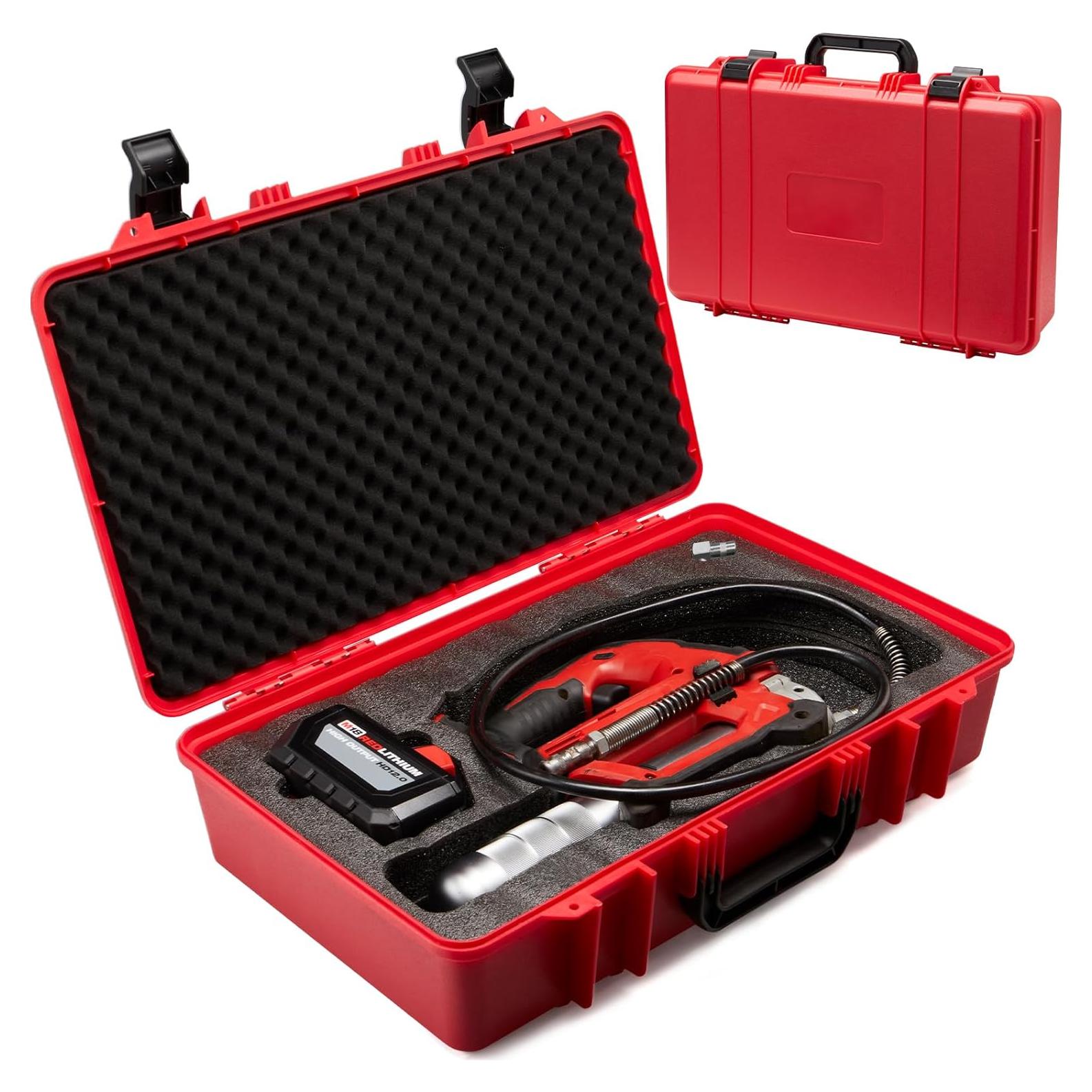 Funda Dura para Pistola de Grasa Milwaukee M18/M12 | Bolsa de Almacenamiento Portátil
