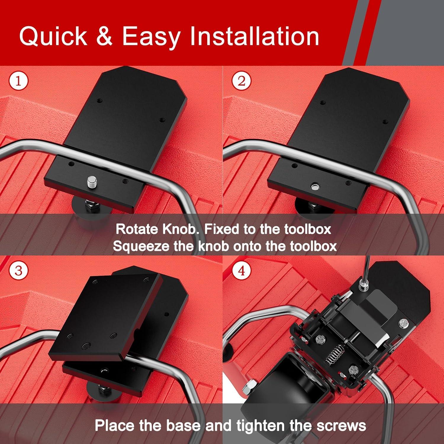 Kit de Ruedas con Freno MAICHUAN para Caja de Herramientas 90.72 kg
