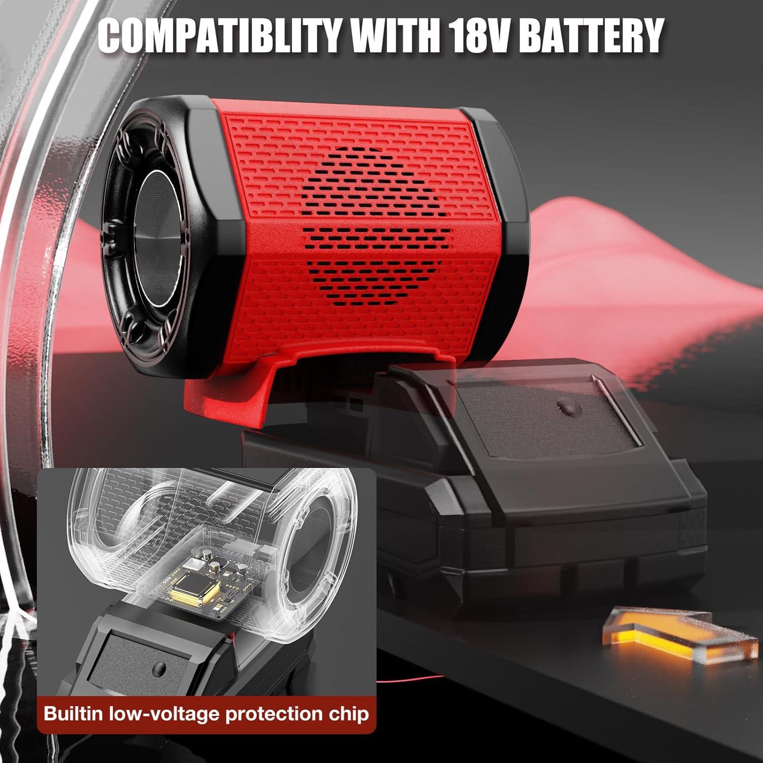 Altavoz Bluetooth OHYES MK-SPK 20W para Batería Milwaukee 18V