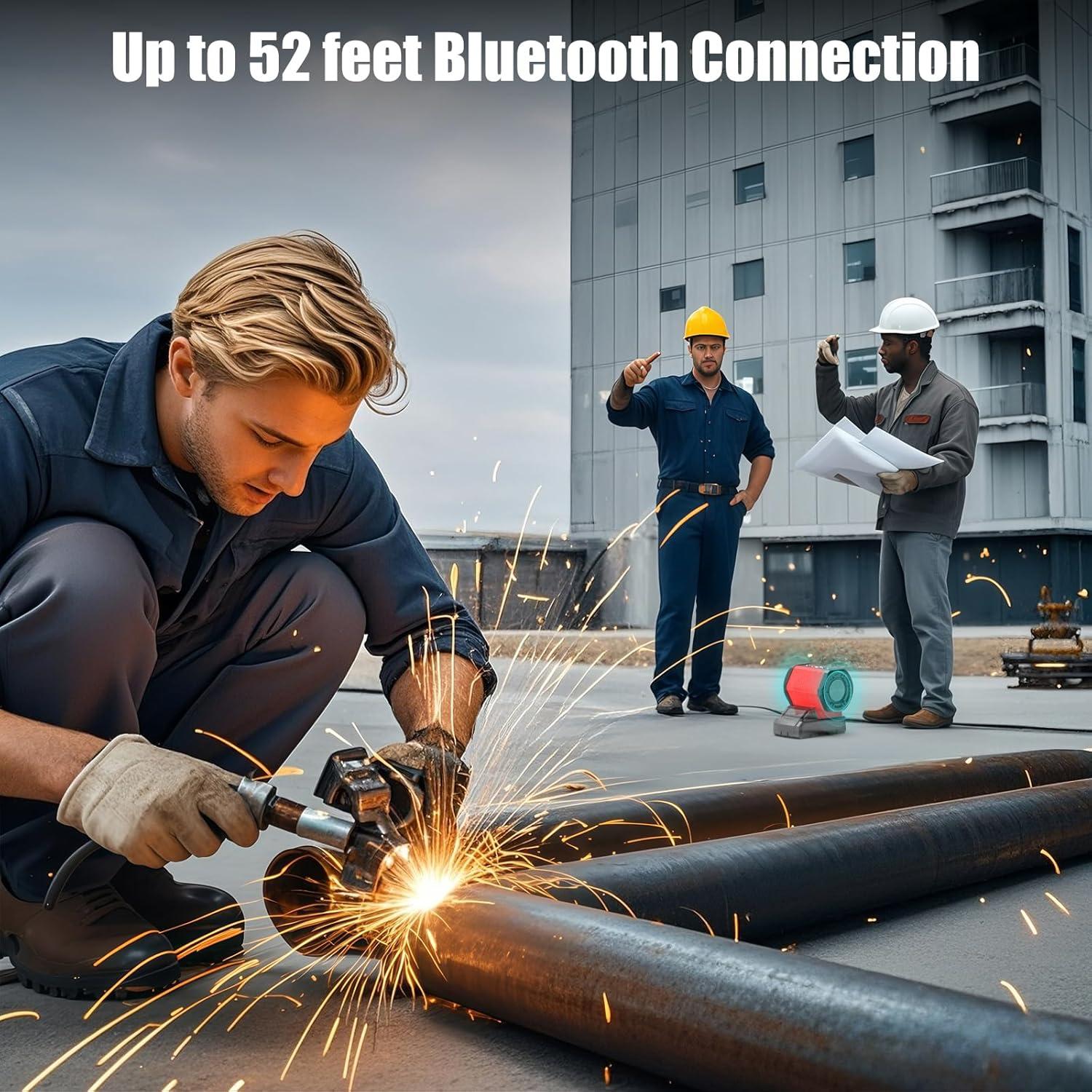 Altavoz Bluetooth OHYES MK-SPK 20W para Batería Milwaukee 18V