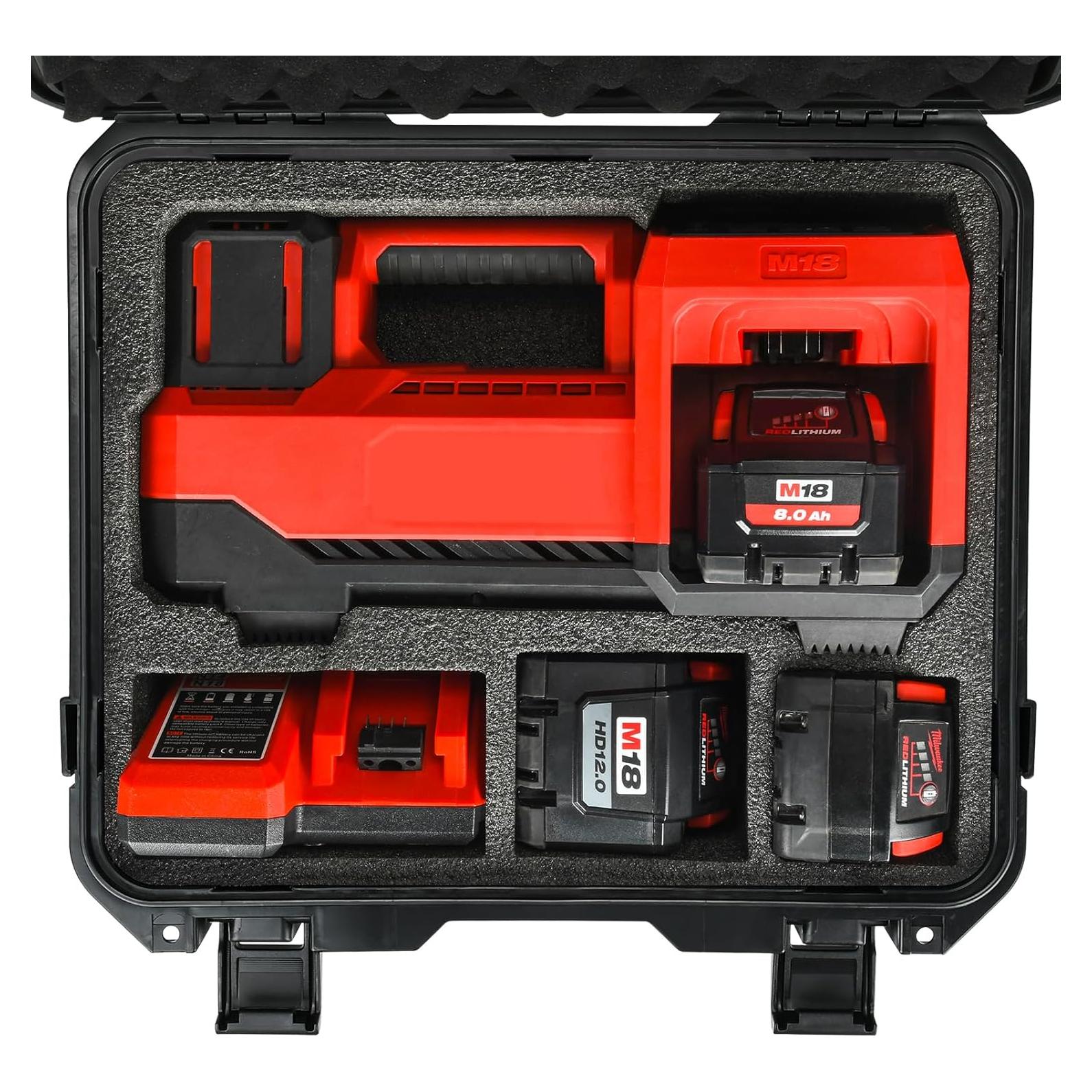 Estuche Duro Impermeable LOTOCASE para Inflador Milwaukee M18