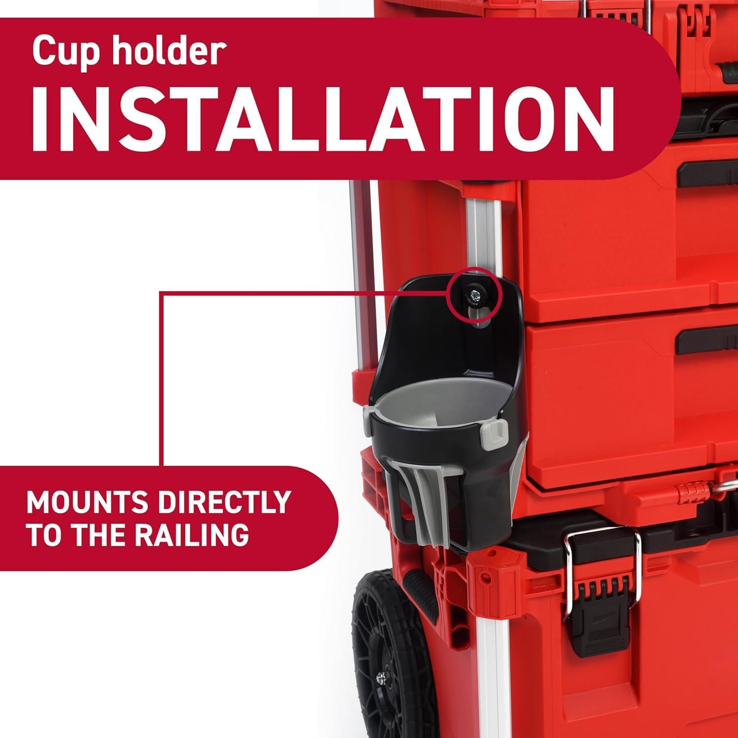 Soporte para Vaso Milwaukee Packout - Tributary Brands - Duradero