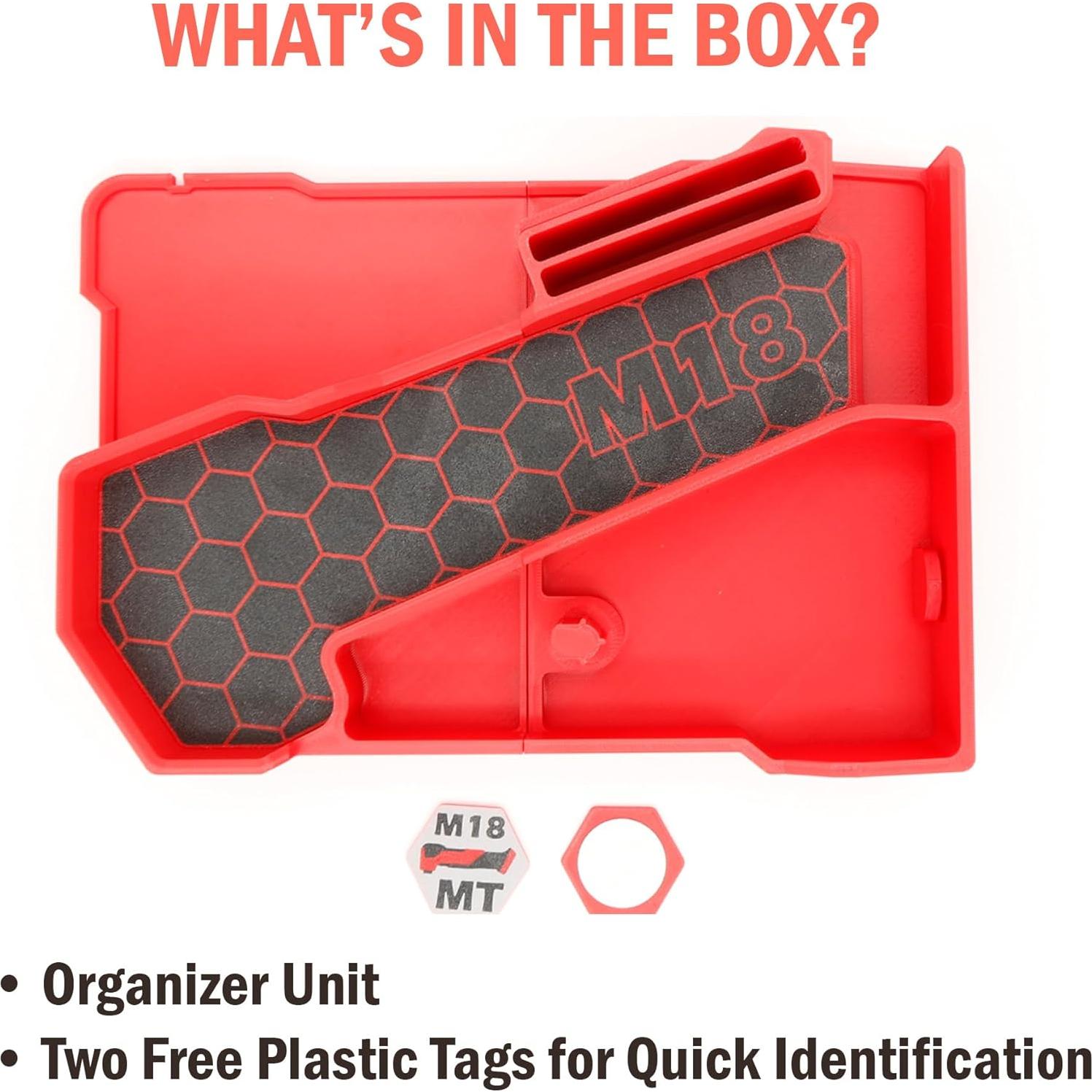 Organizador Compacto de Herramientas Milwaukee M18 - Inserto 3D