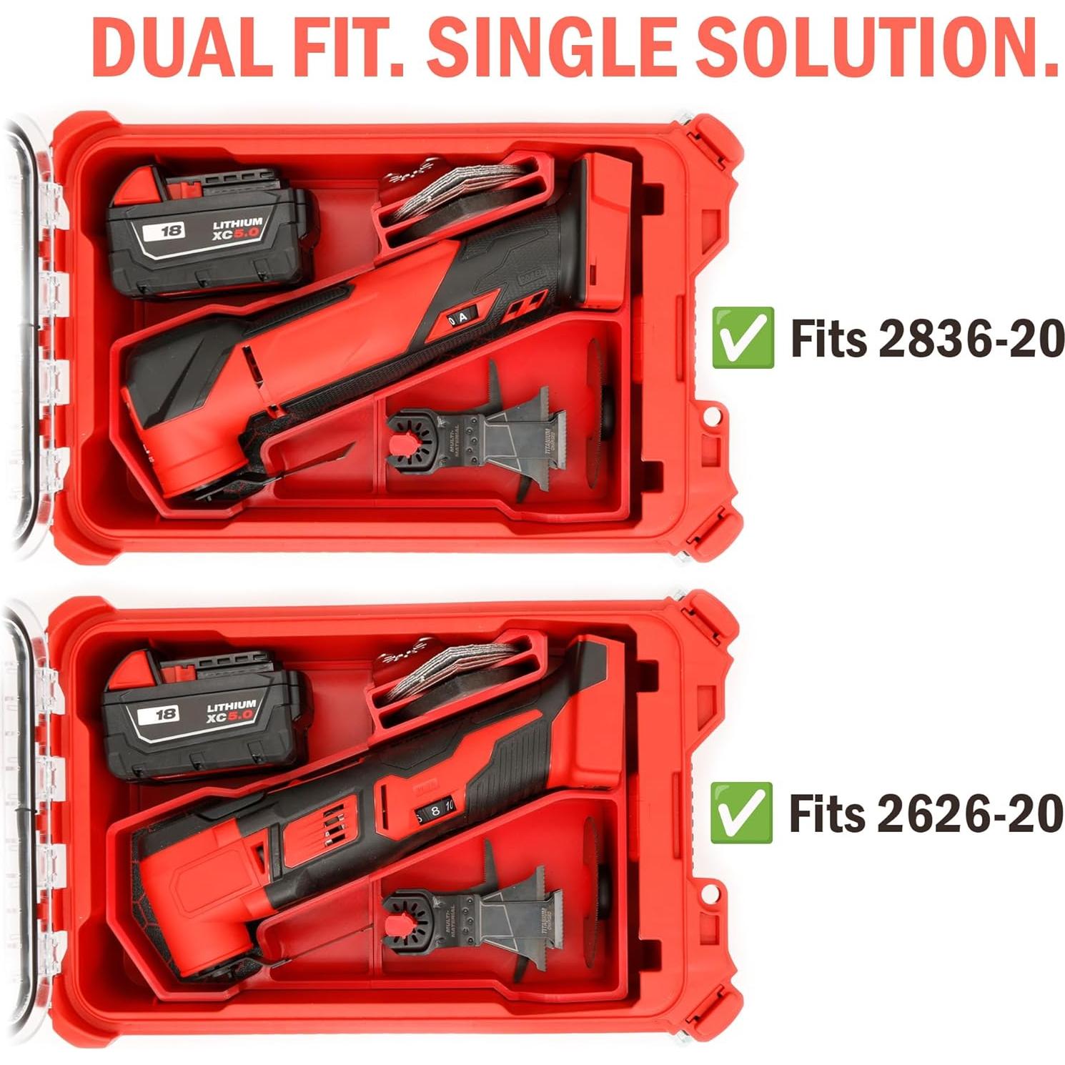 Organizador Compacto de Herramientas Milwaukee M18 - Inserto 3D