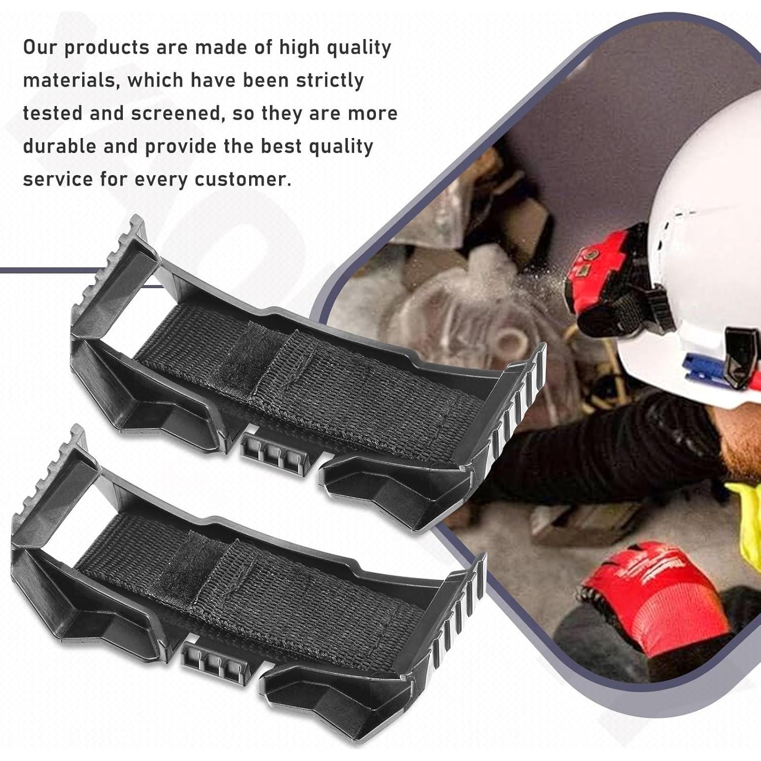 Soporte de lámpara frontal para casco YAQINGMY MKQQ-KOU - 2 unidades