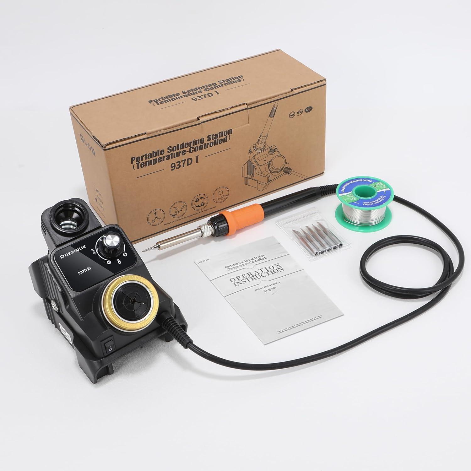 Estación de Soldadura Inalámbrica Dremque 18V con 5 Puntas