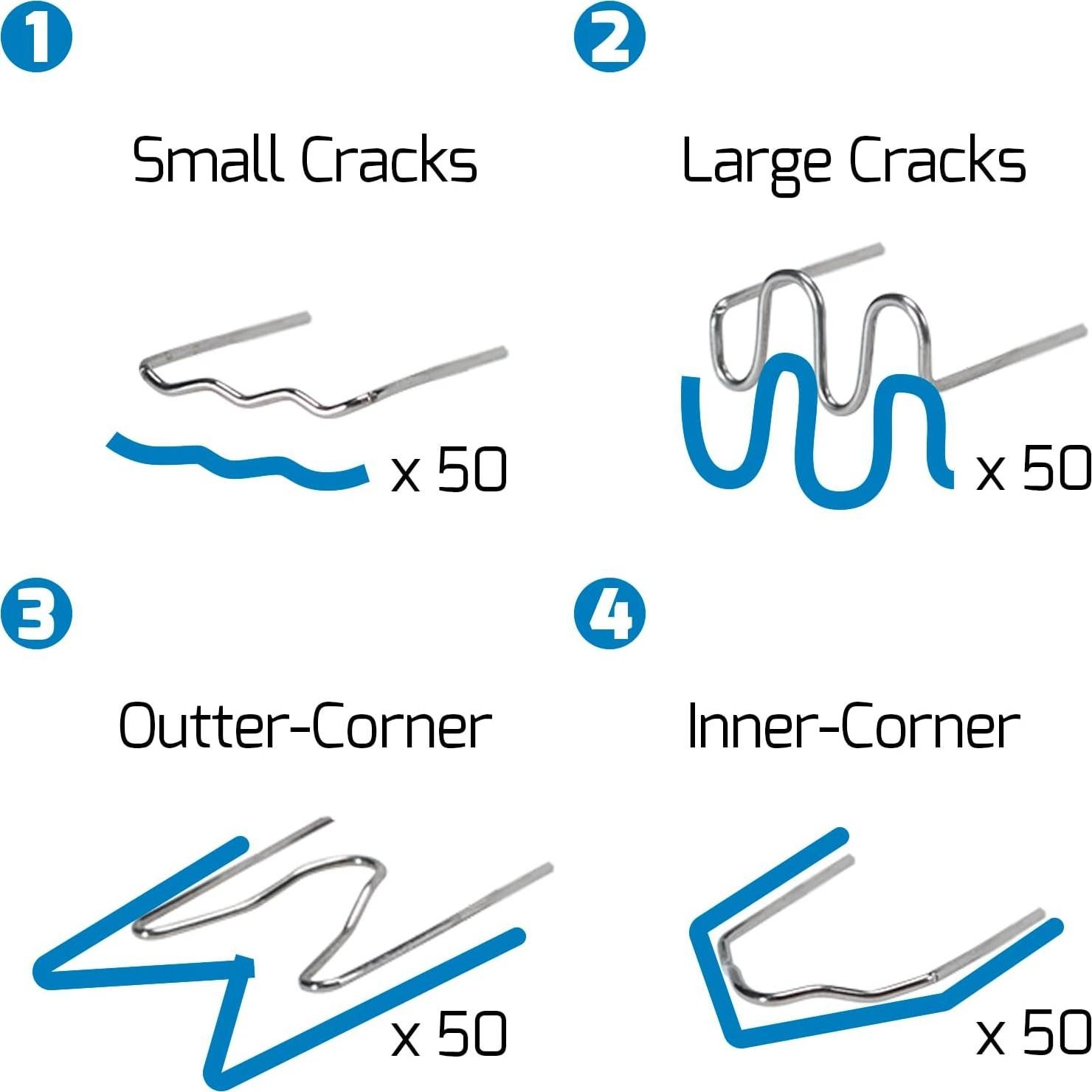 Kit de Soldador de Plástico WEP 960-V 110V con 200 Grampas