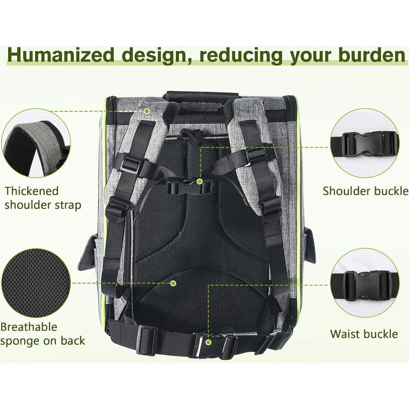 Mochila Transportadora Pecute Expandible para Gatos y Perros