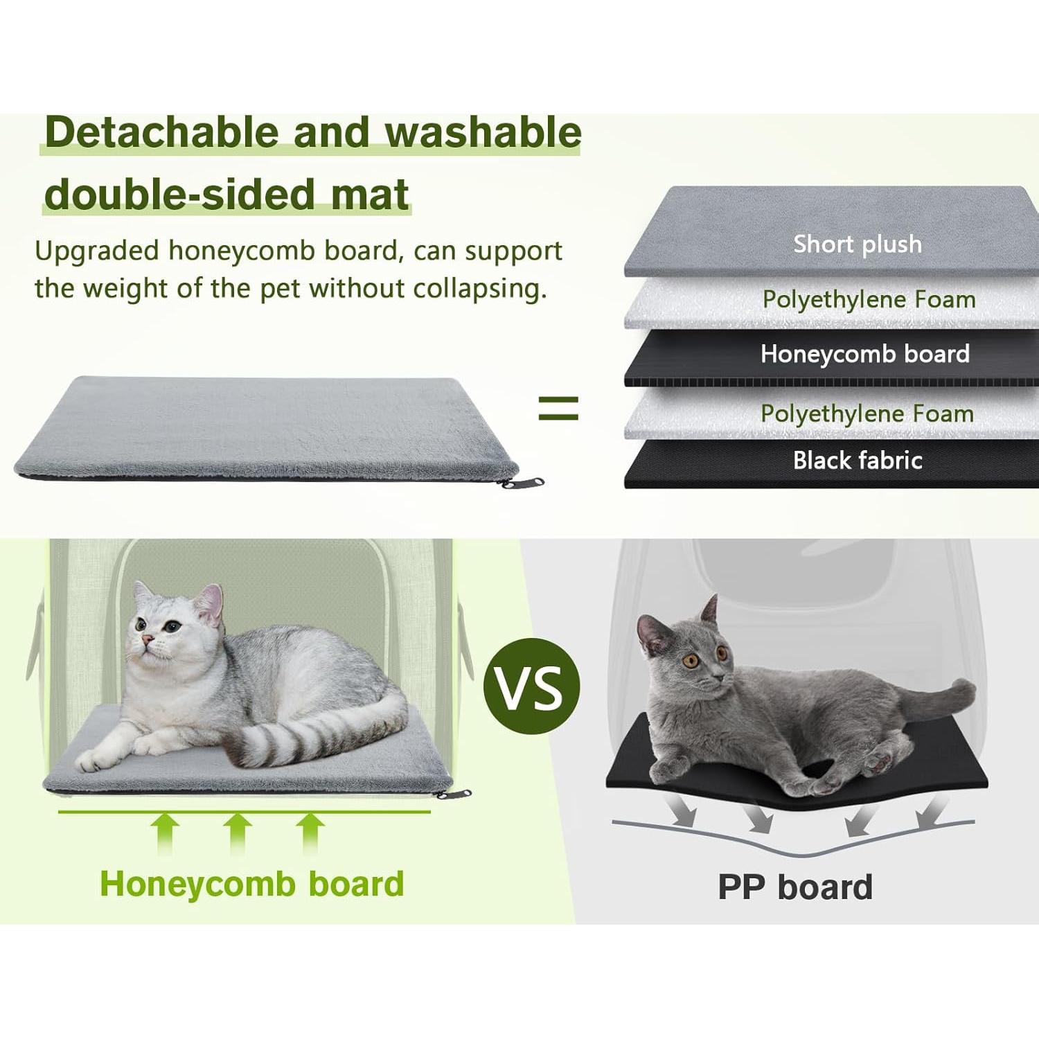 Mochila Transportadora Pecute Expandible para Gatos y Perros